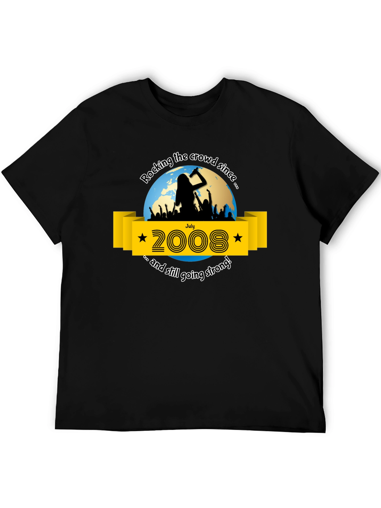 Rocking Since 2008 Anniversary Tee