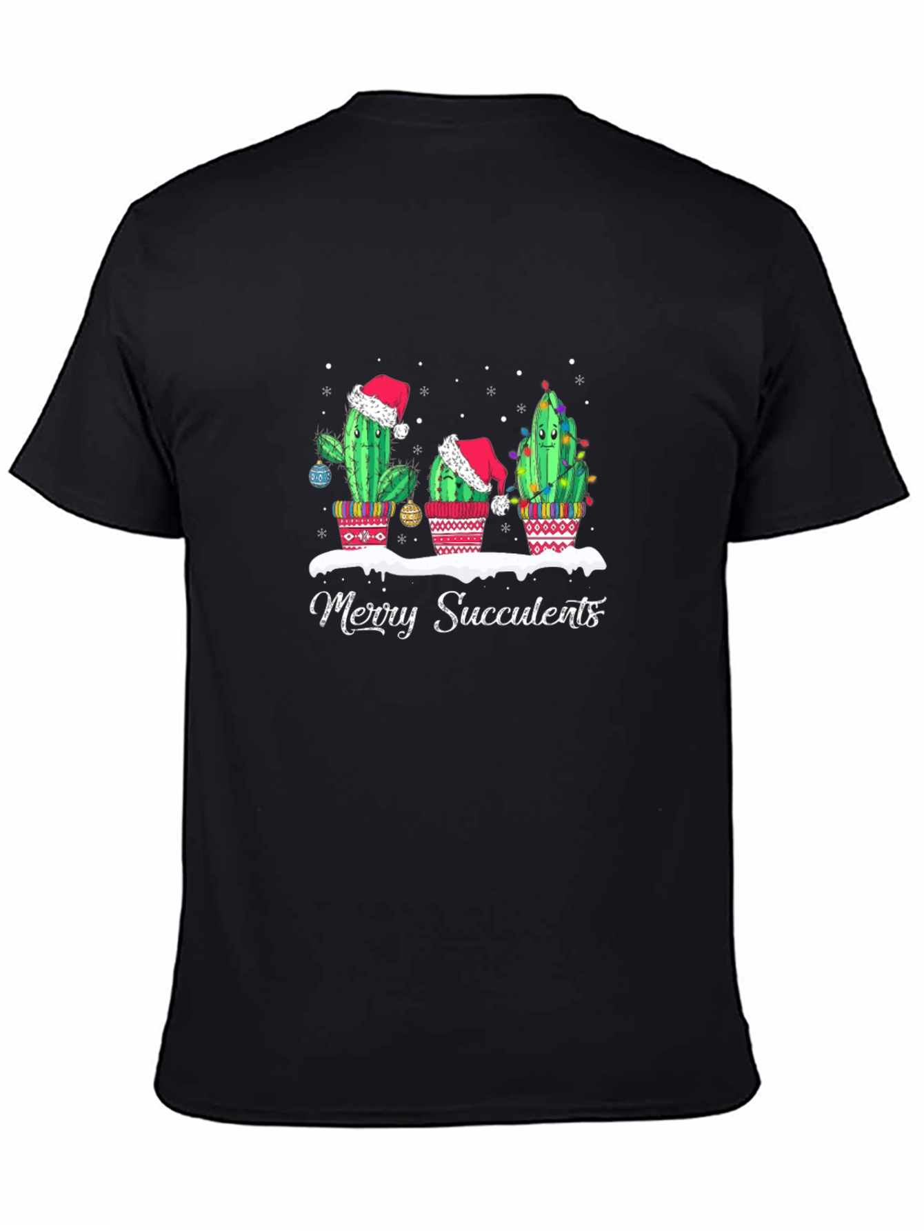 Merry Succulents Christmas T-Shirt