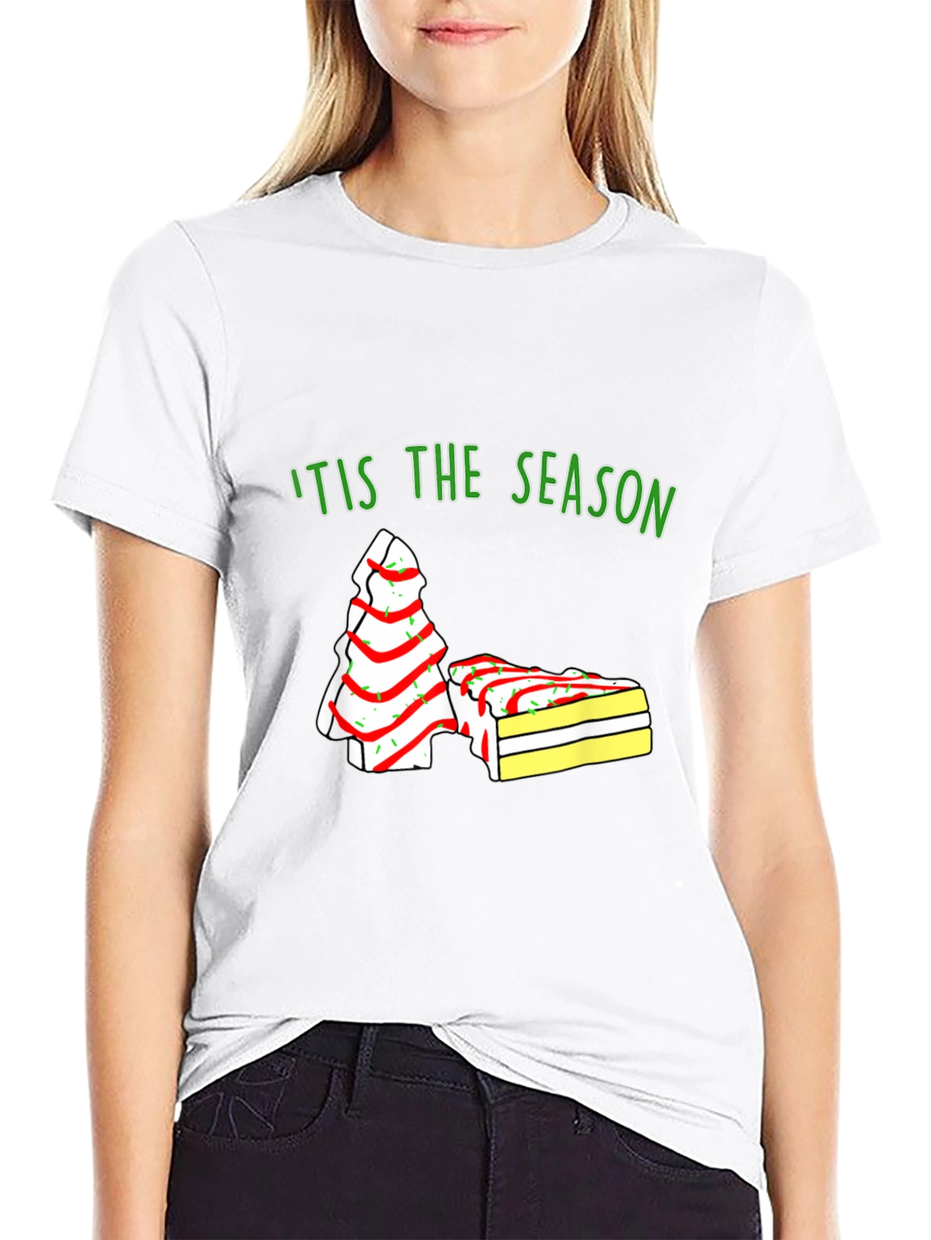Tis the Season Christmas Cake T-Shirt