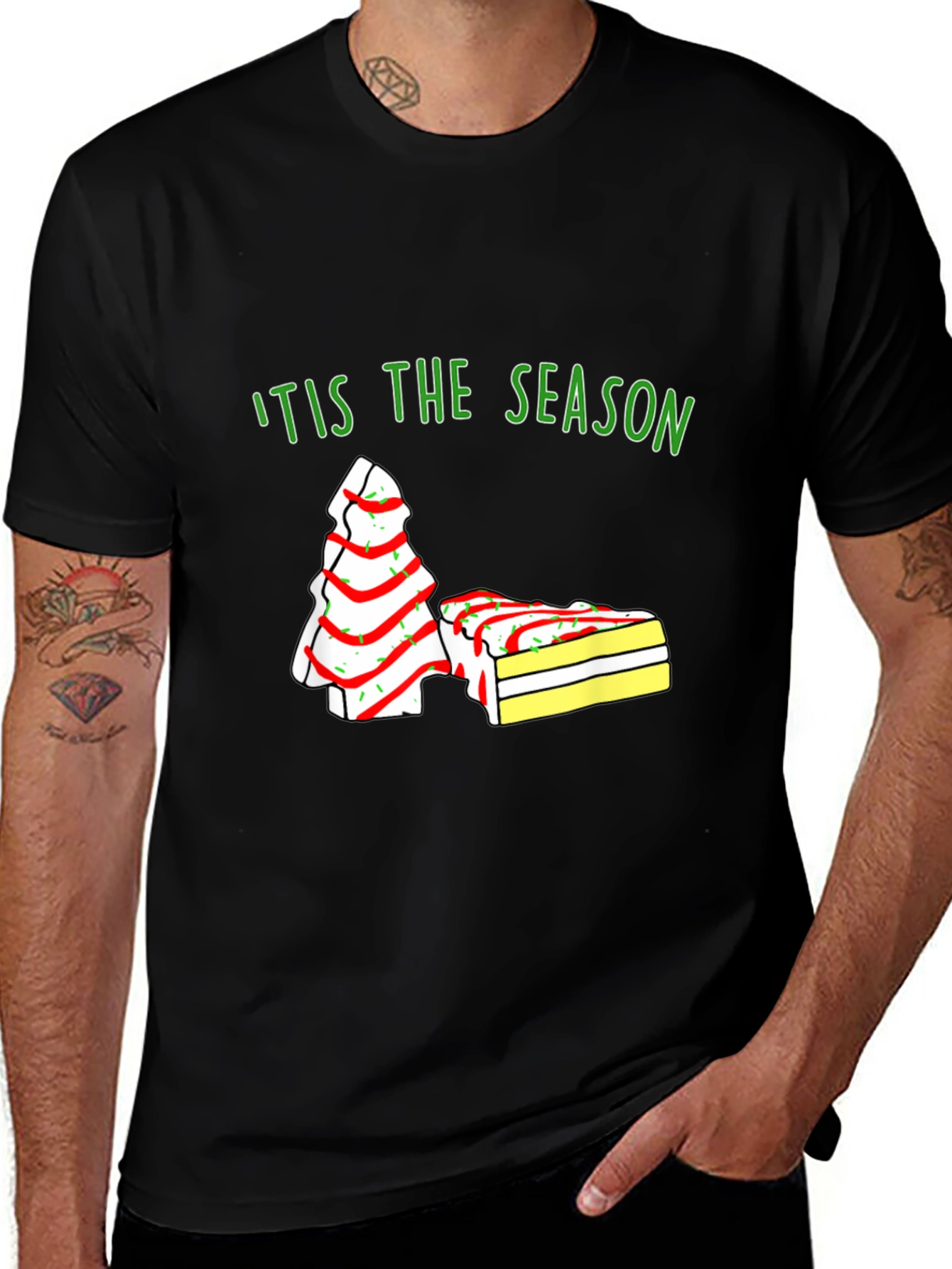 Tis the Season Christmas Cake T-Shirt