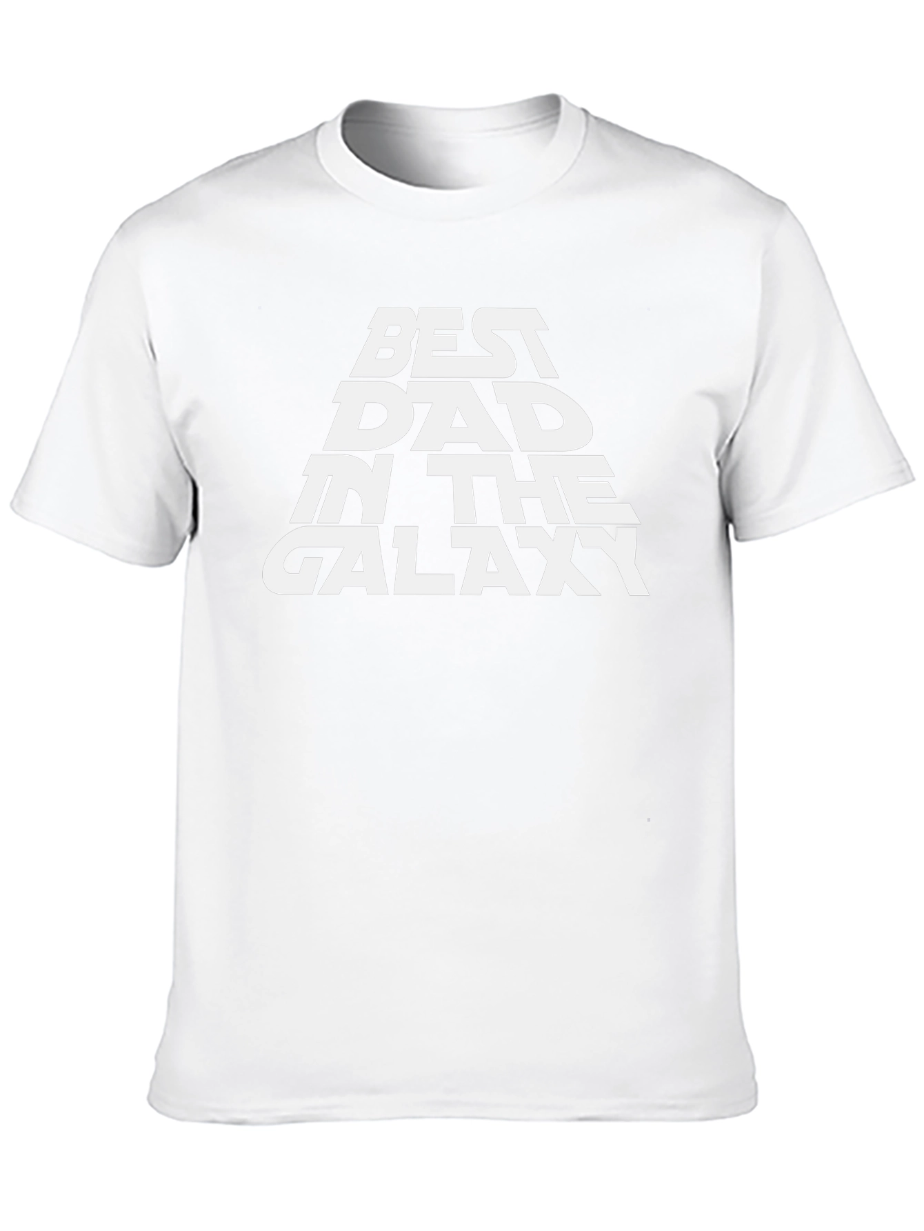 Best Dad in the Galaxy Black T-Shirt