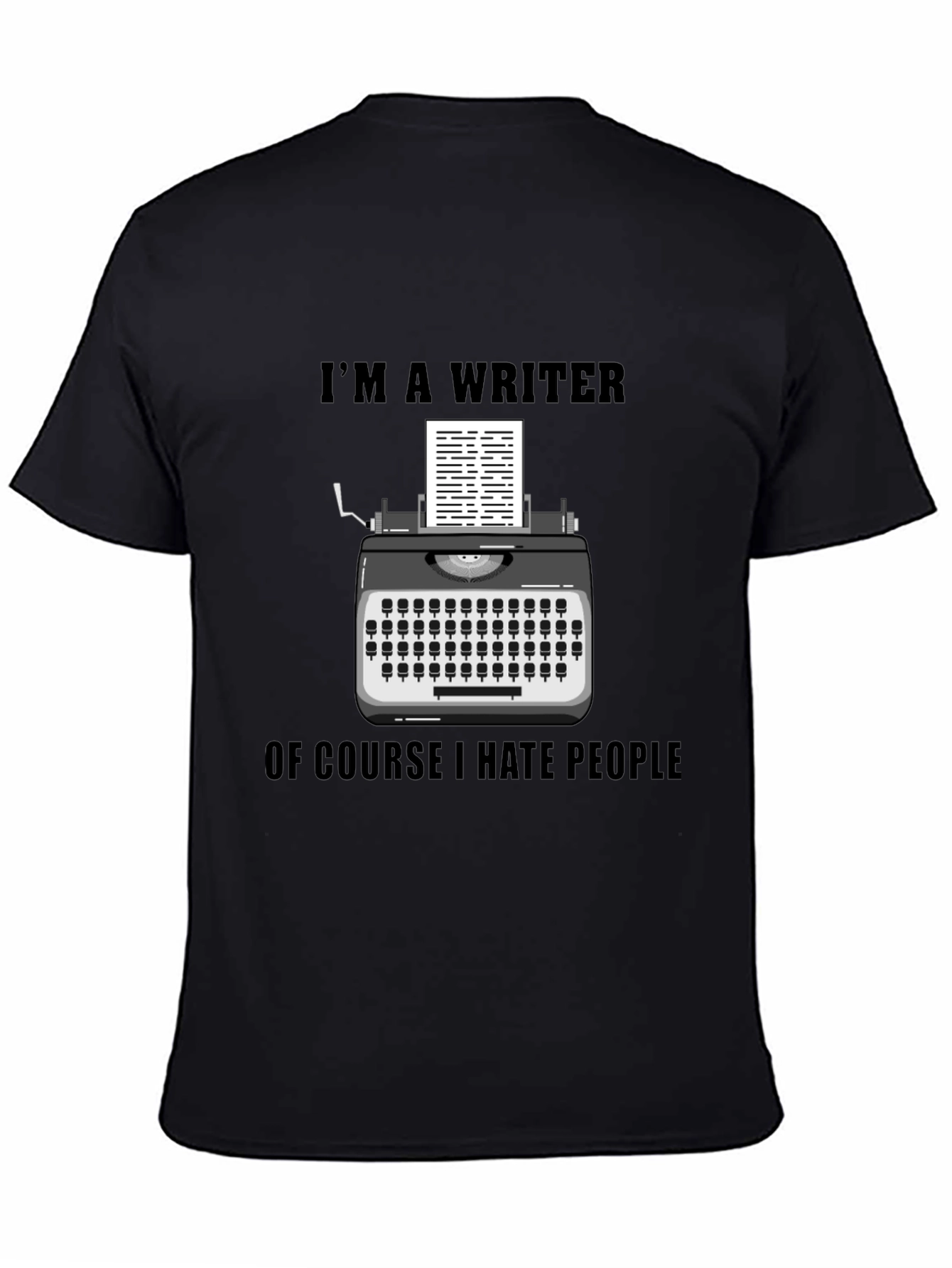 Writer Hate People Graphic Tee