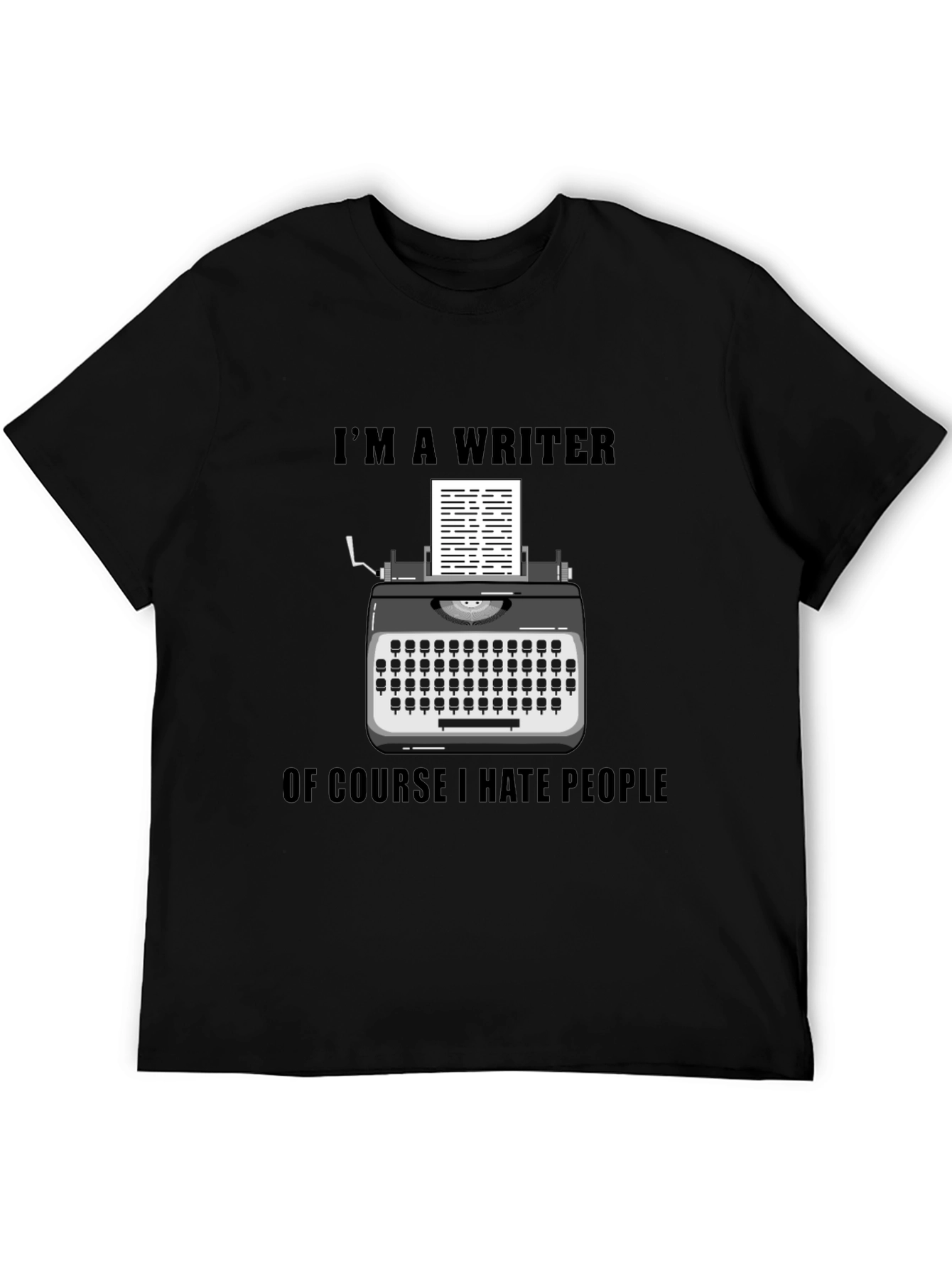 Writer Hate People Graphic Tee