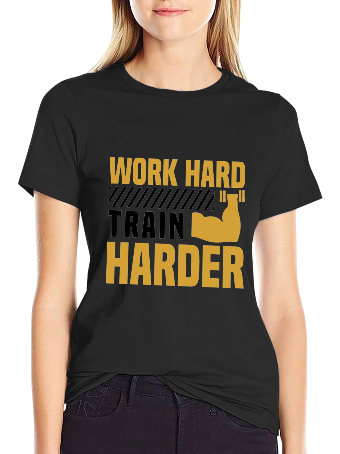 Work Harder T-Shirt - Gym Motivation