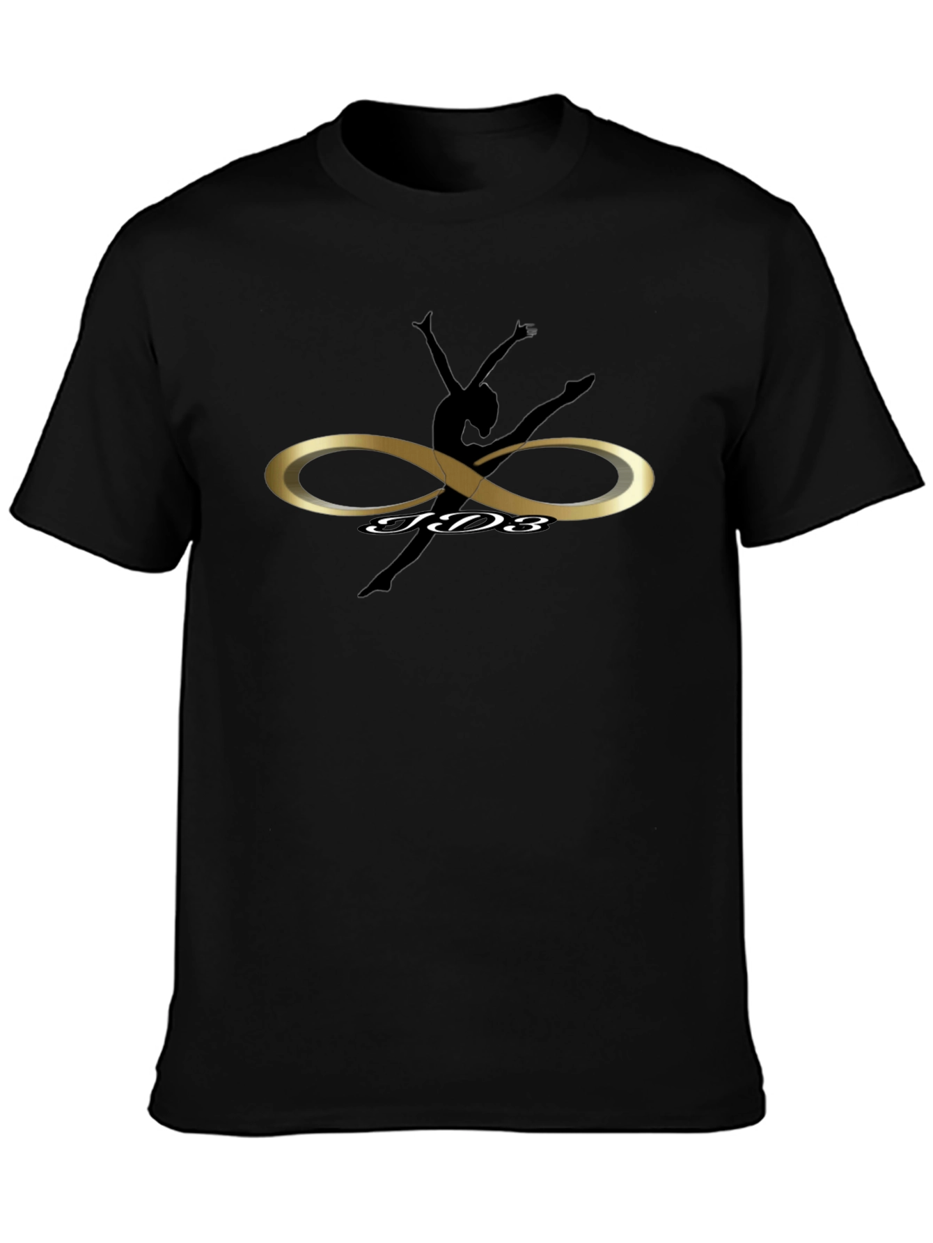 Dance Infinity Symbol Black T-Shirt