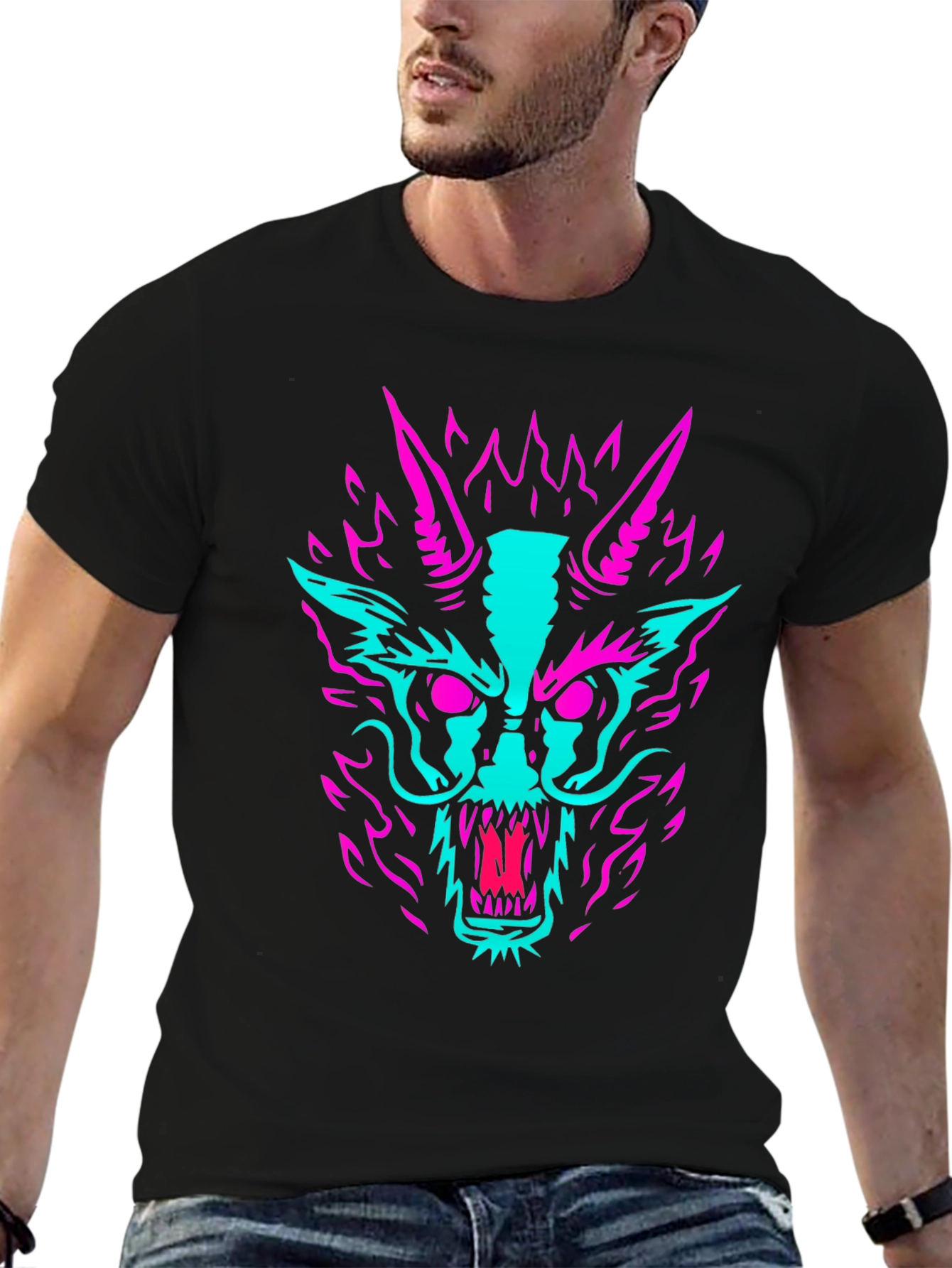 Neon Demon Graphic Black T-Shirt