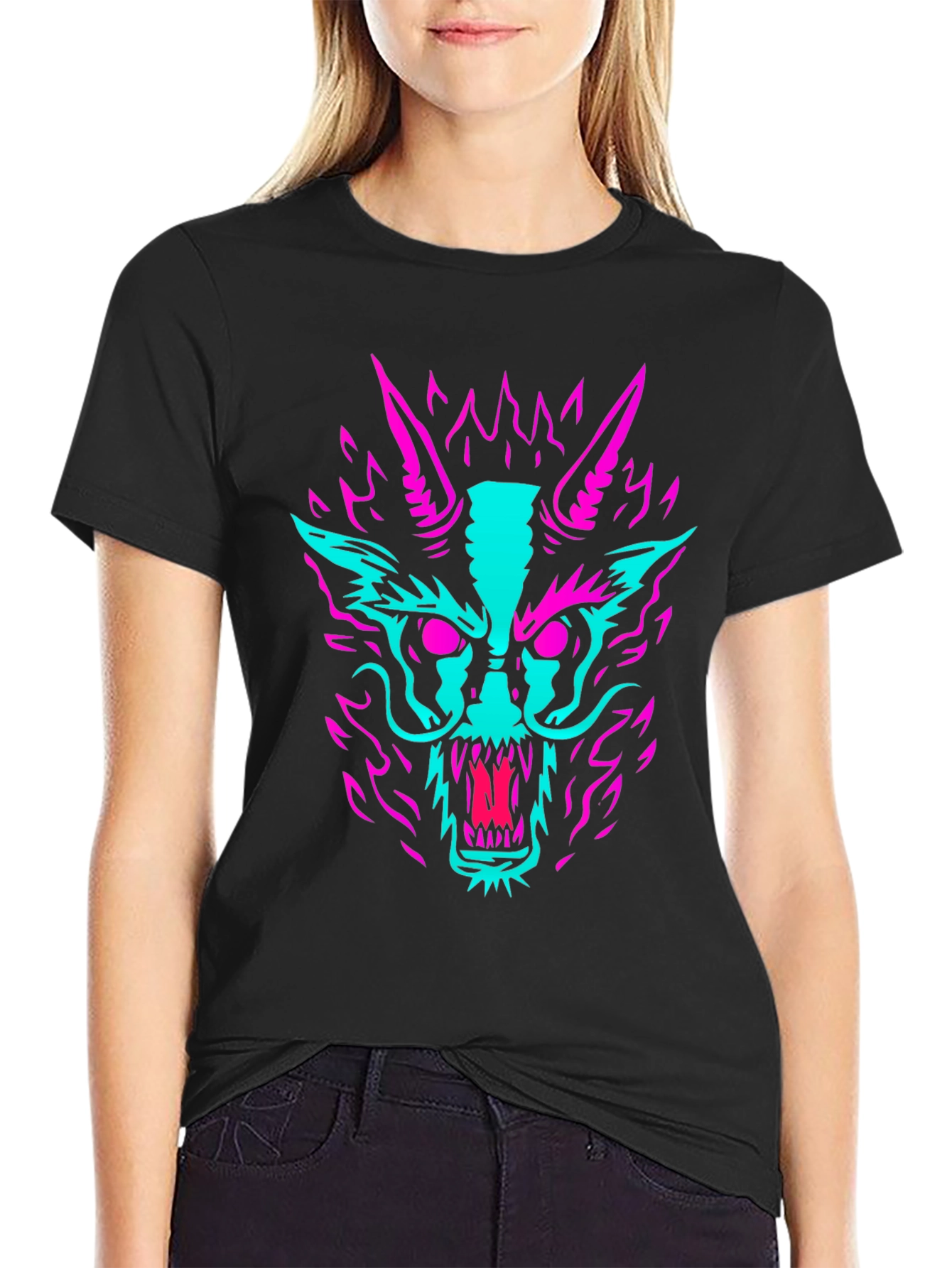 Neon Demon Graphic Black T-Shirt