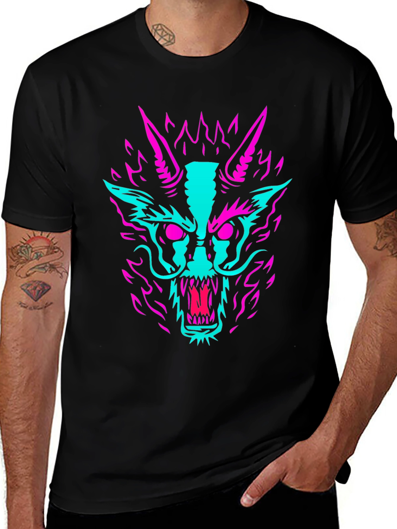 Neon Demon Graphic Black T-Shirt
