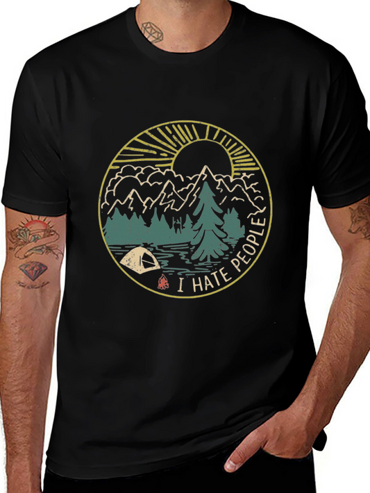 I Hate People Camping Graphic T-Shirt