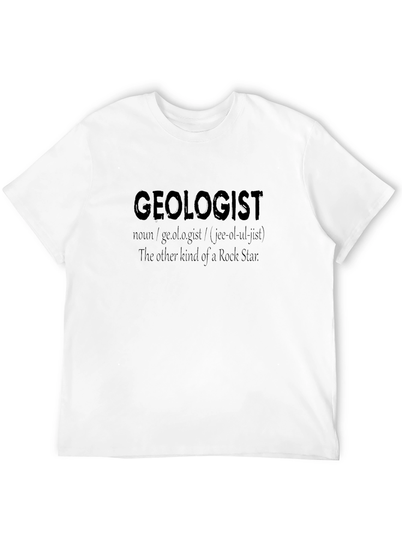 Geologist Rock Star T-Shirt - Funny Geology Gift