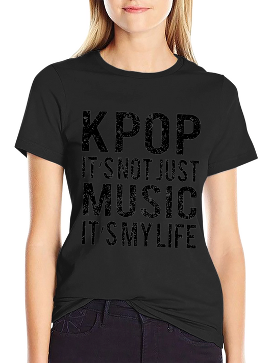 KPOP Its My Life Black T-Shirt