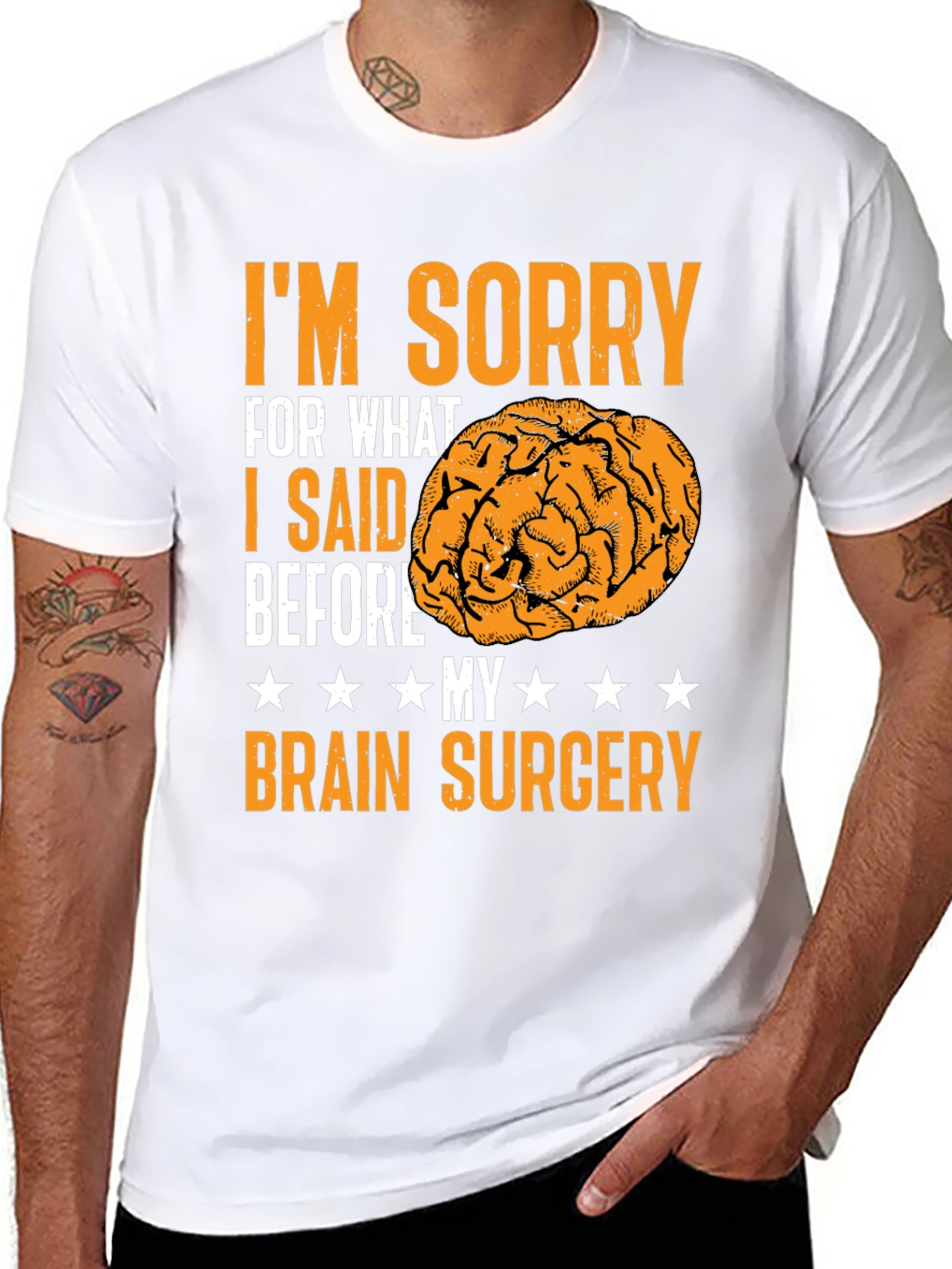 Funny Brain Surgery Apology T-Shirt