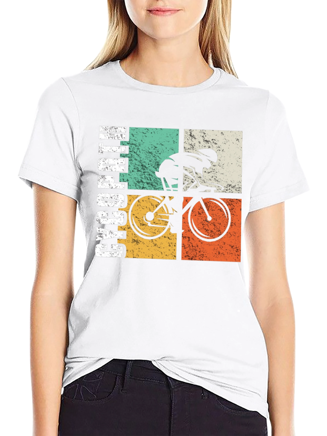 Retro Cycling T-Shirt - Cycopath Design