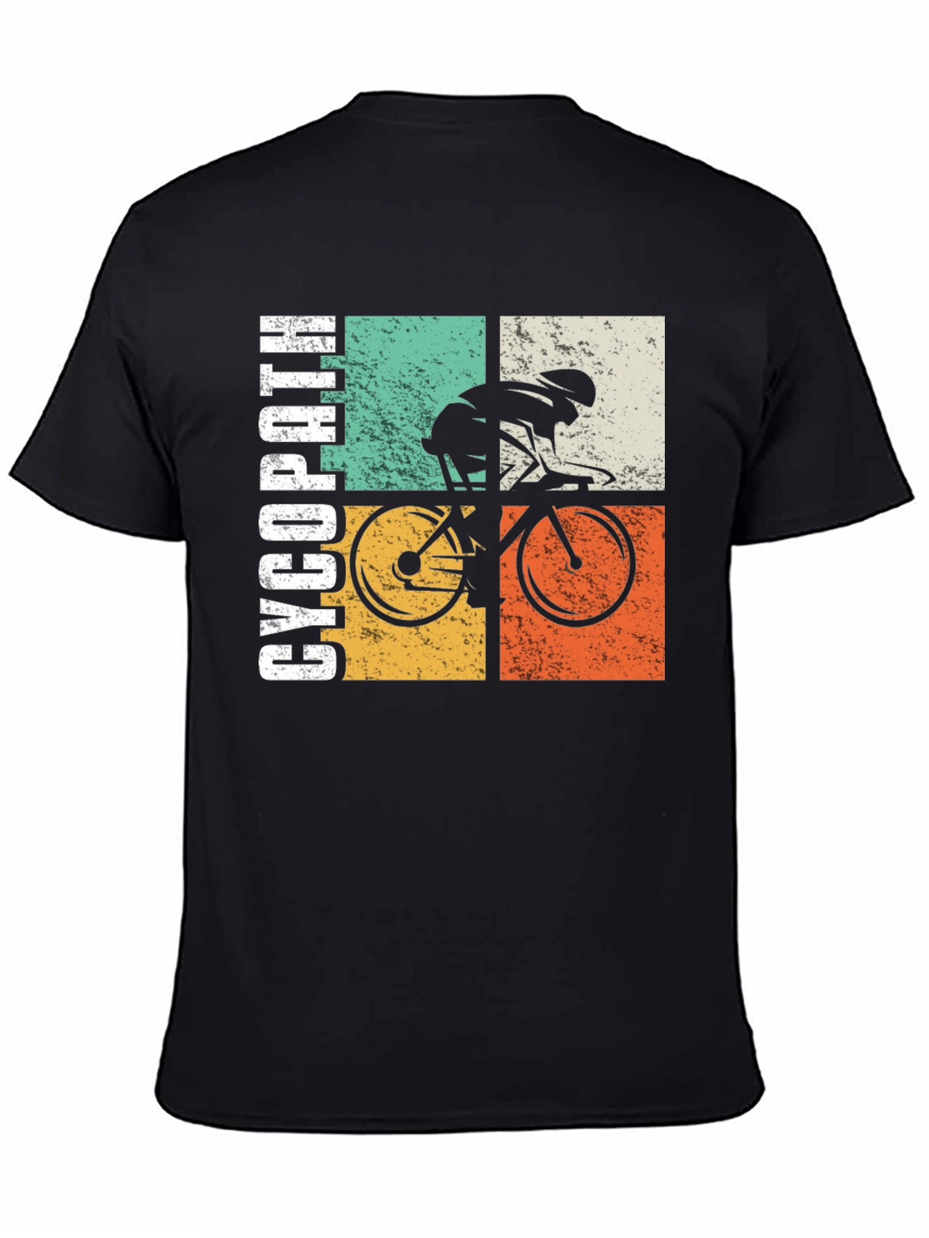 Retro Cycling T-Shirt - Cycopath Design