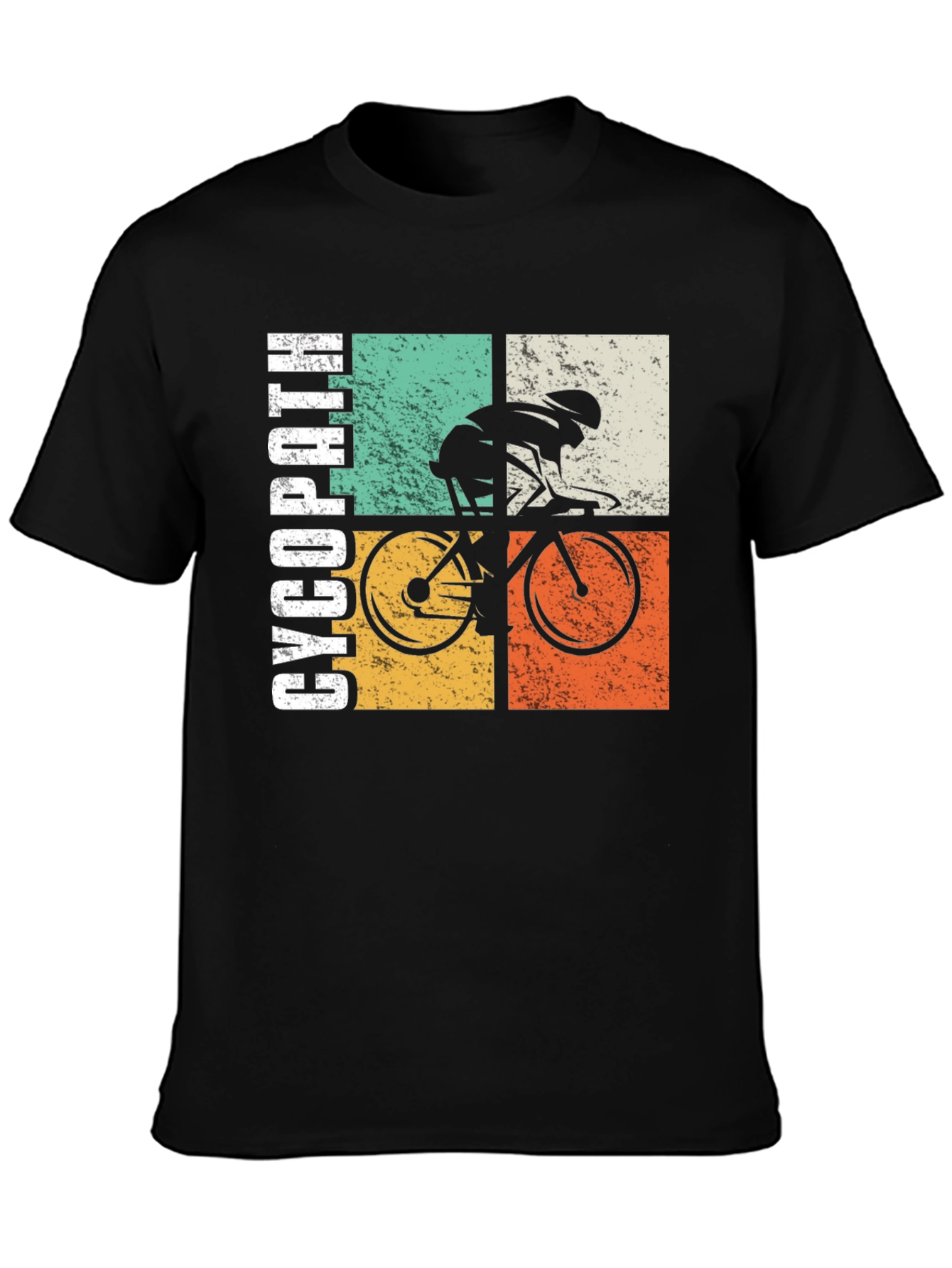 Retro Cycling T-Shirt - Cycopath Design