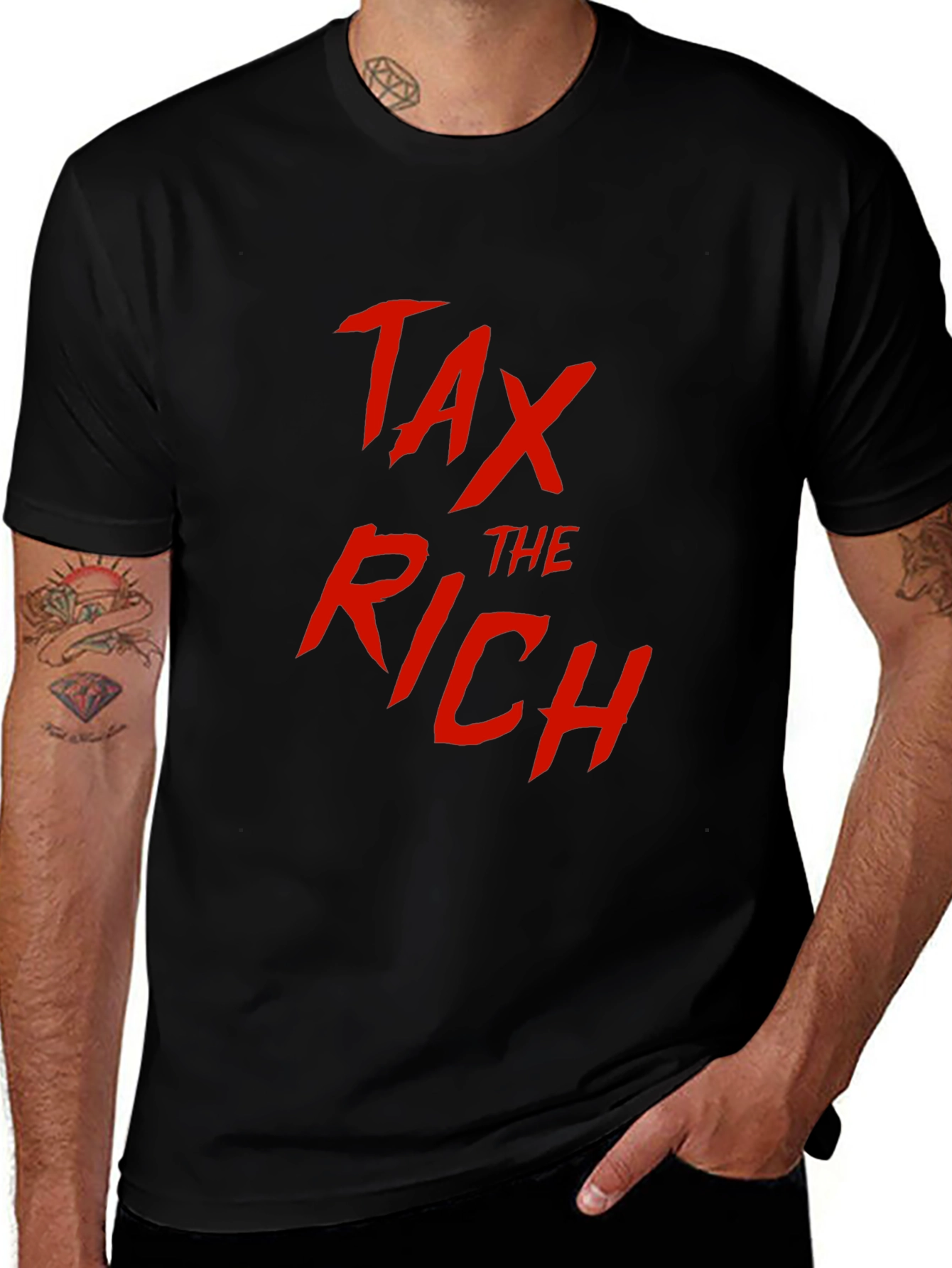 Tax the Rich Graphic T-Shirt - Bold Statement Tee