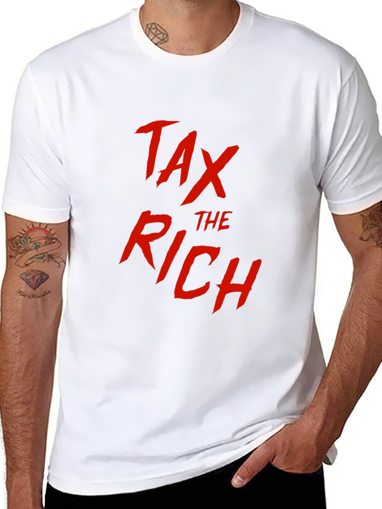 Tax the Rich Graphic T-Shirt - Bold Statement Tee