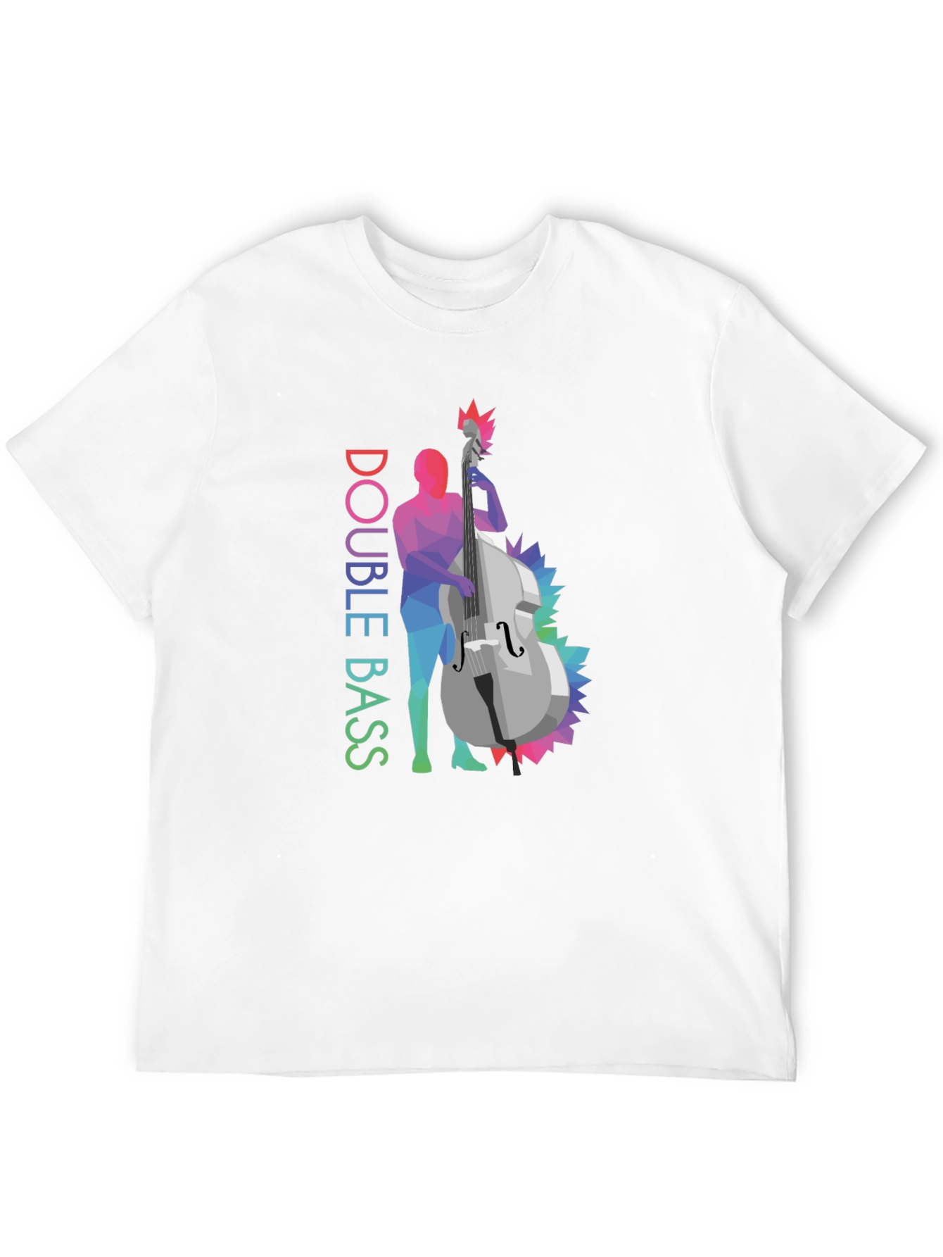 Double Bass Graphic T-Shirt - Stylish Music Tee