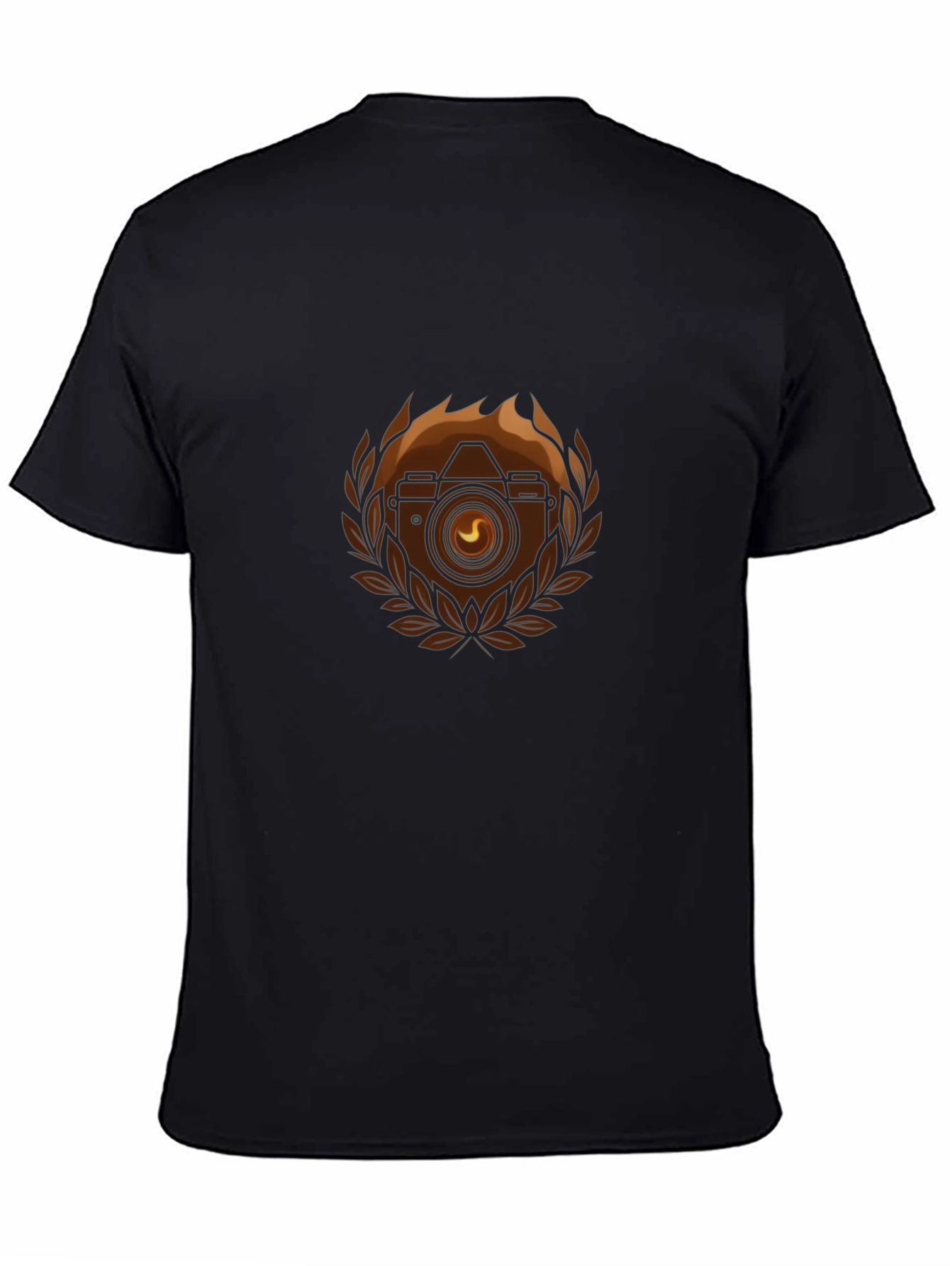 Camera Emblem Black T-Shirt