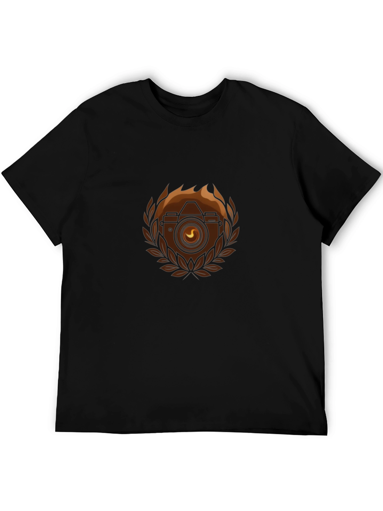Camera Emblem Black T-Shirt