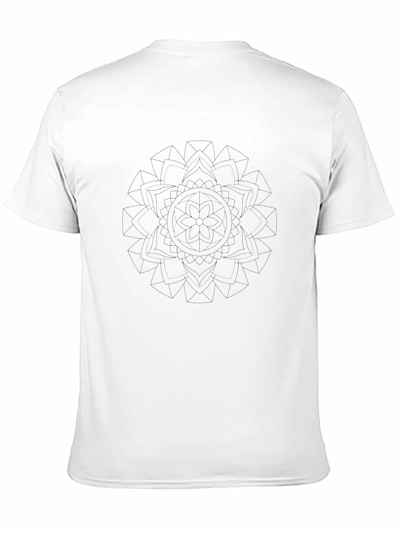 Black Mandala Graphic Tee - Stylish and Unique
