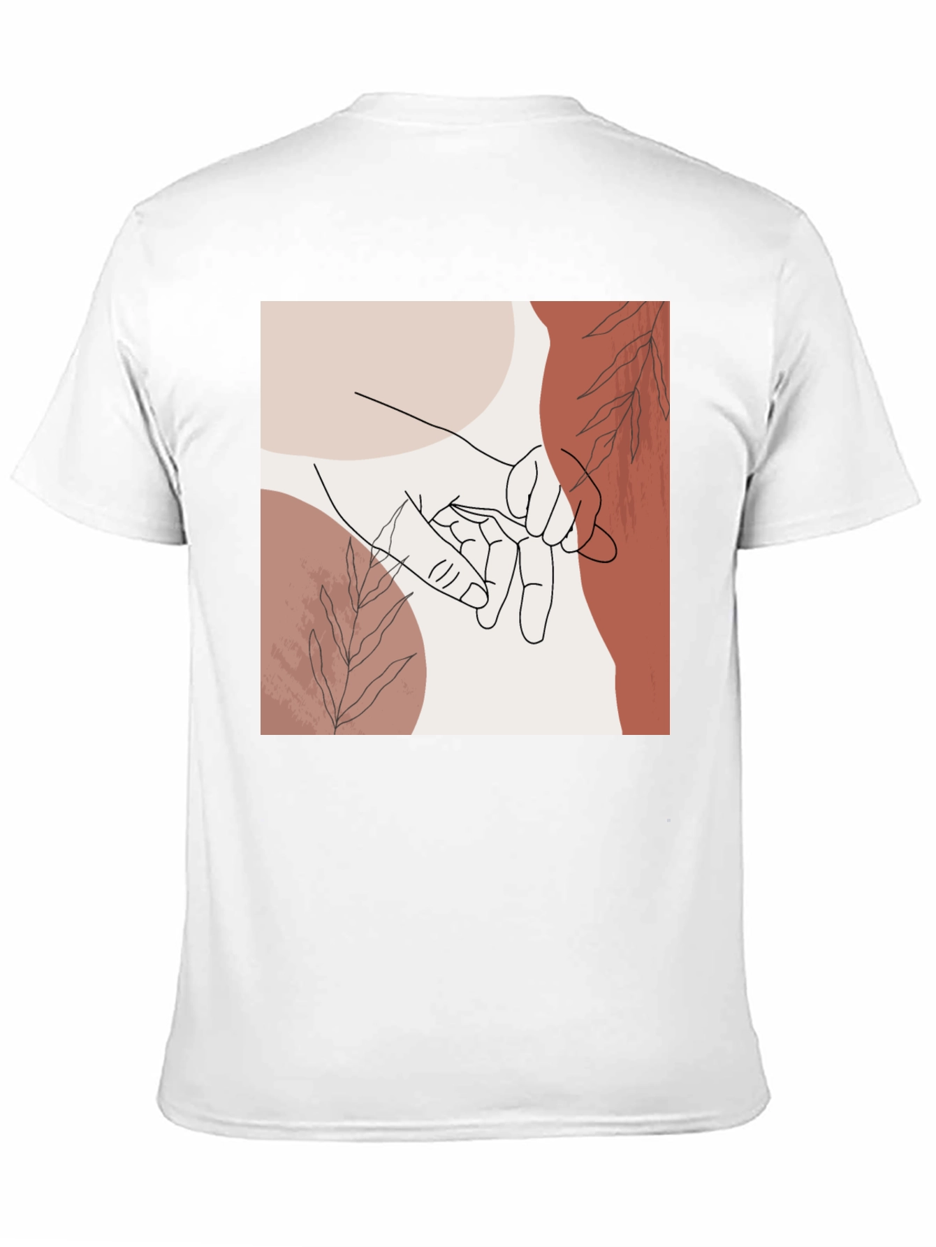 Minimalist Hand Holding Graphic Tee