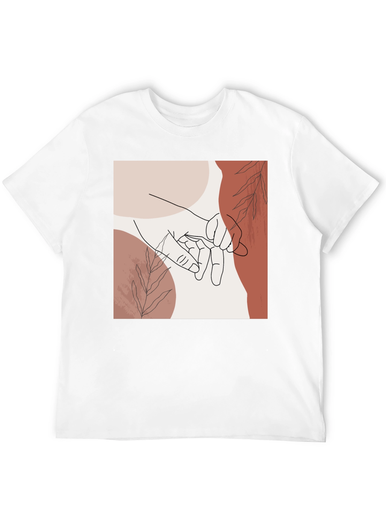 Minimalist Hand Holding Graphic Tee