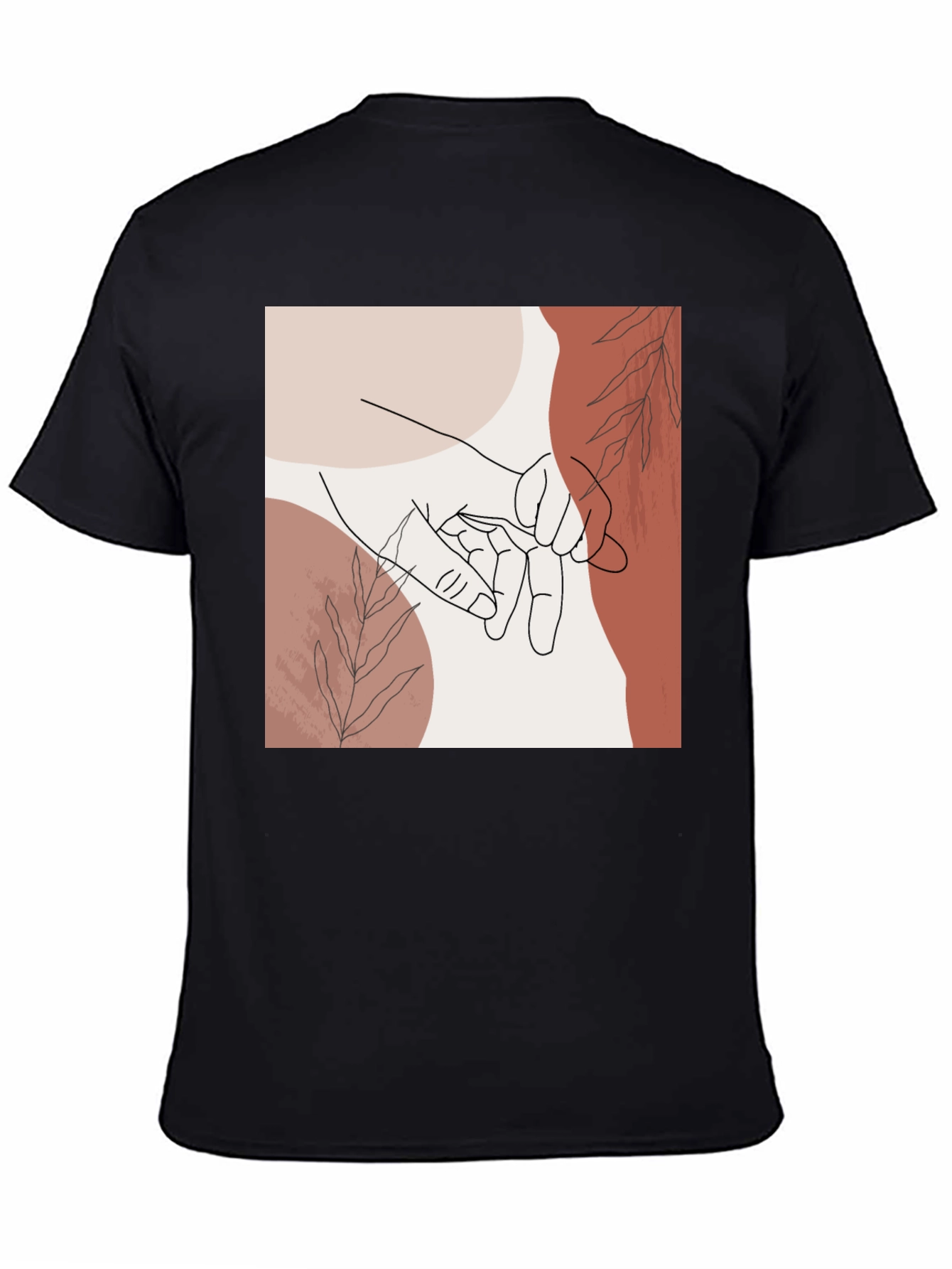 Minimalist Hand Holding Graphic Tee