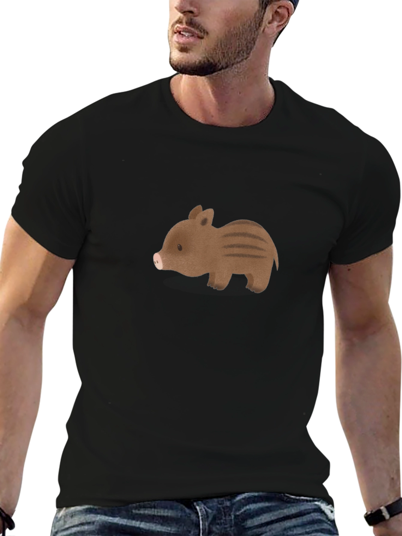 Wild Boar Piglet Graphic Tee