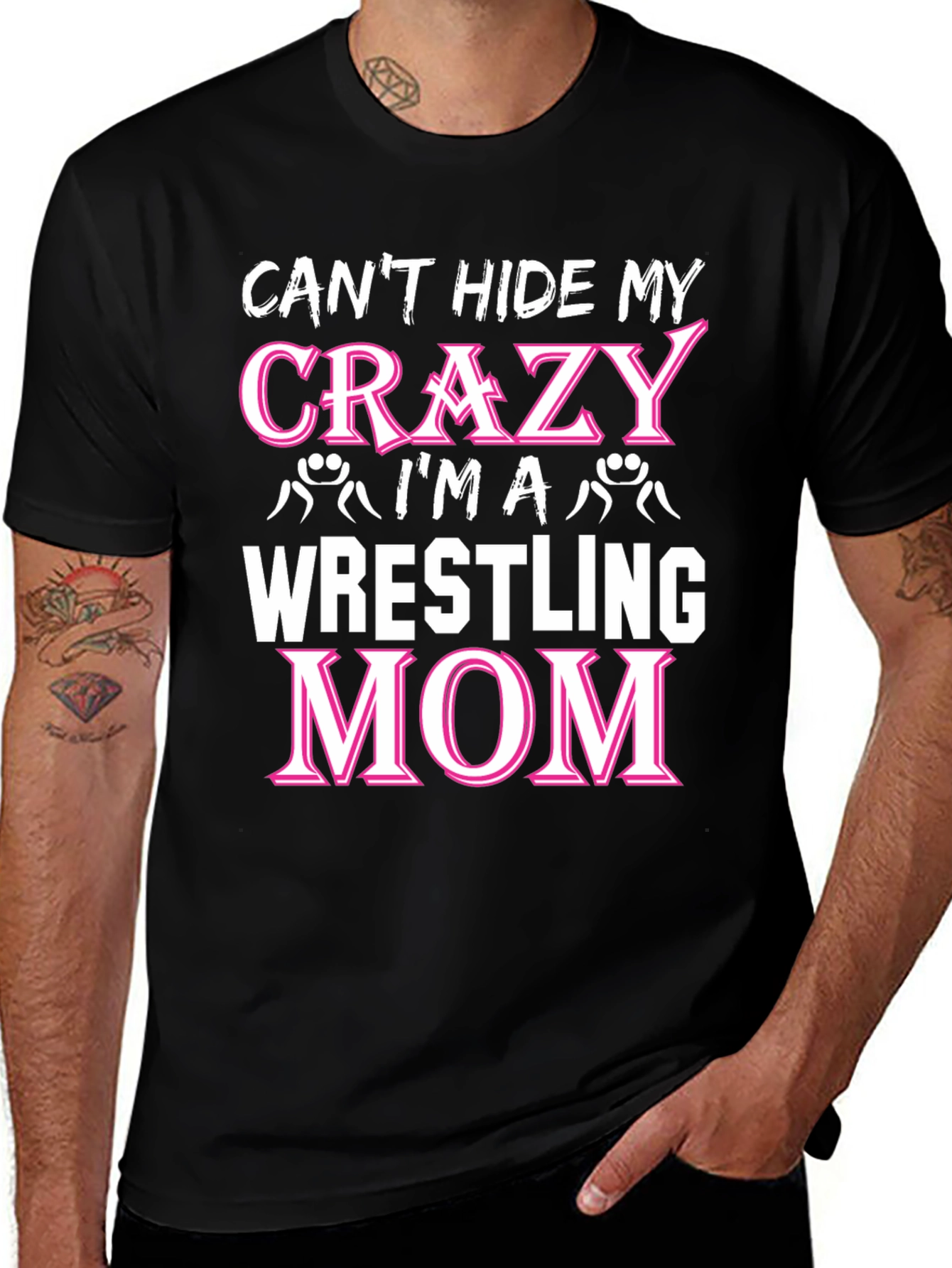 Crazy Wrestling Mom T-Shirt