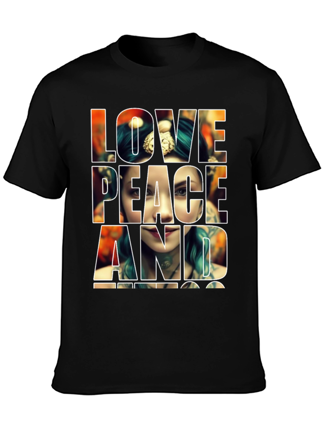 Love Peace Tattoo Tee
