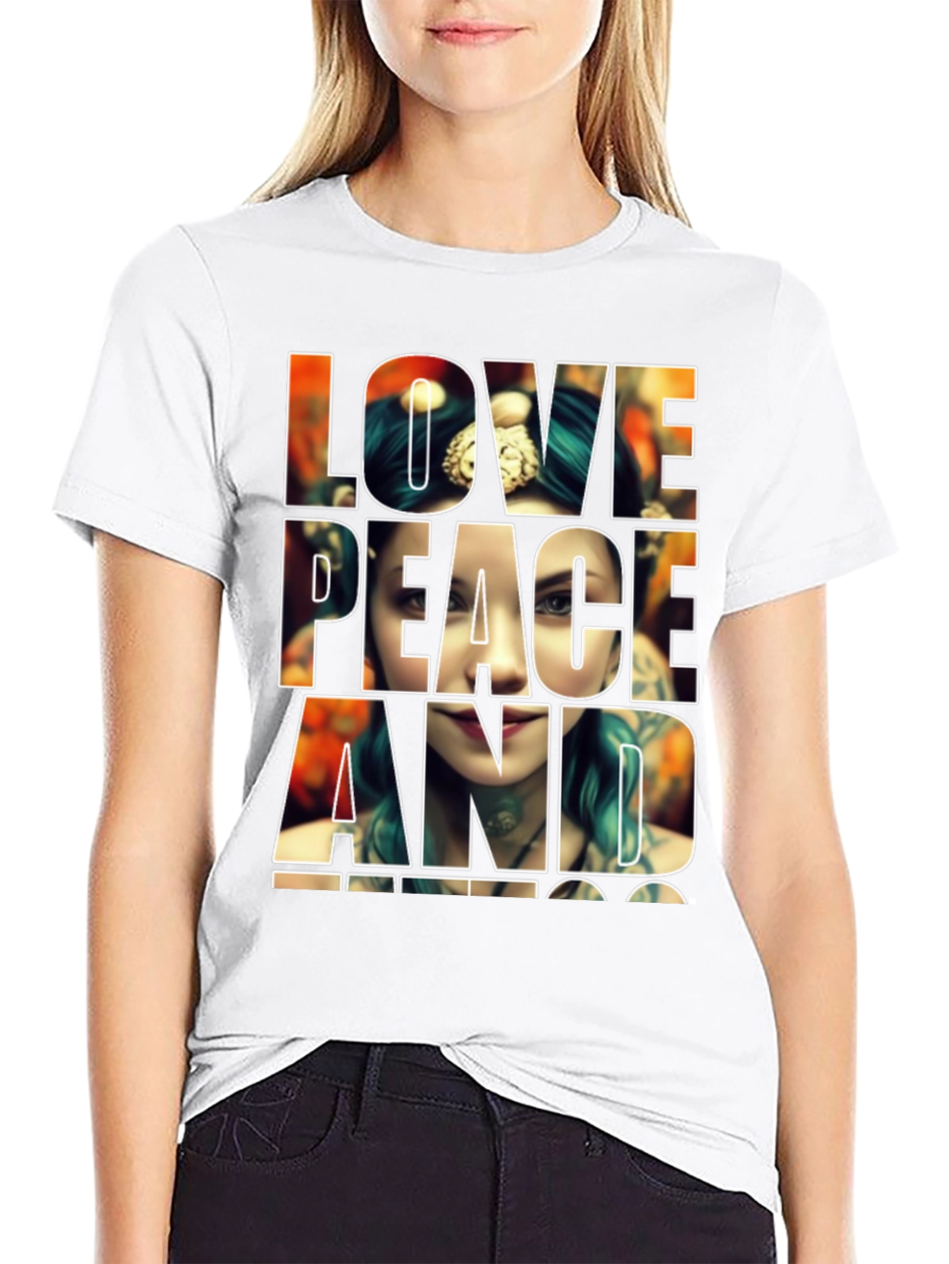 Love Peace Tattoo Tee