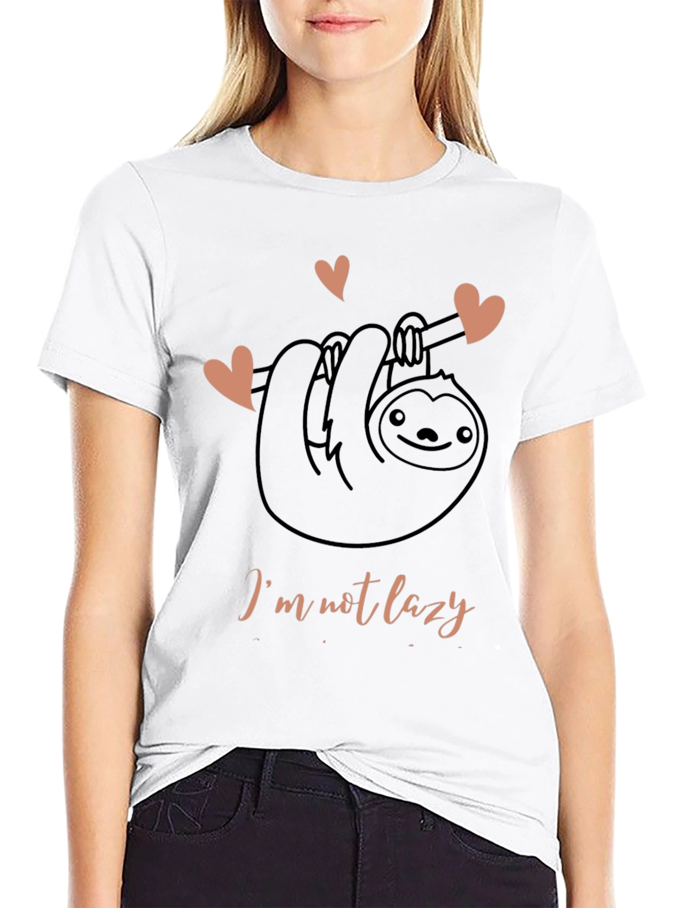 Im Not Lazy Sloth Graphic Tee