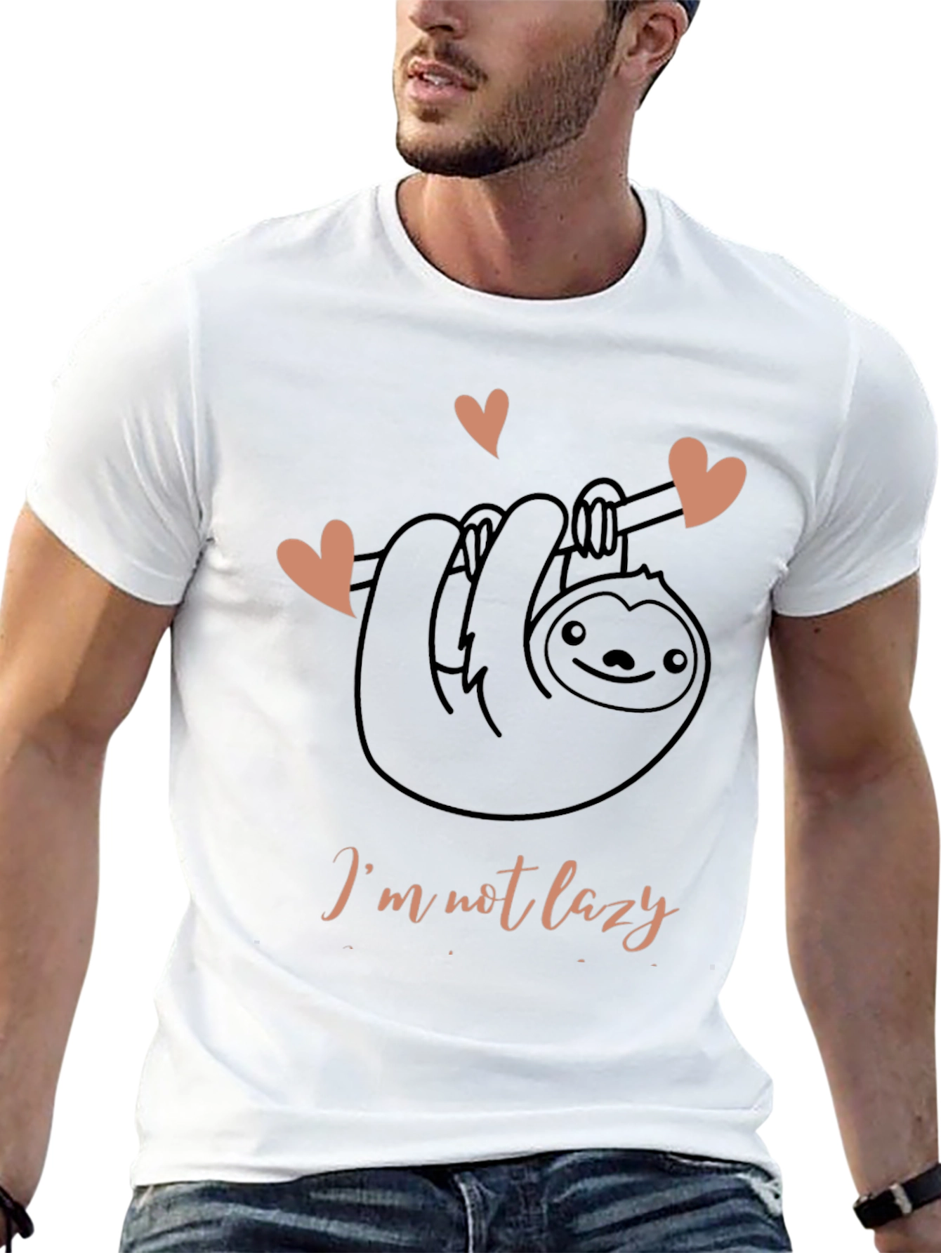 Im Not Lazy Sloth Graphic Tee