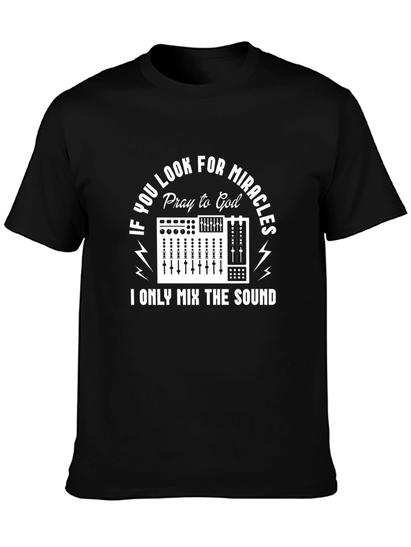 Miracle Mixer T-Shirt - Sound Engineer Graphic Tee