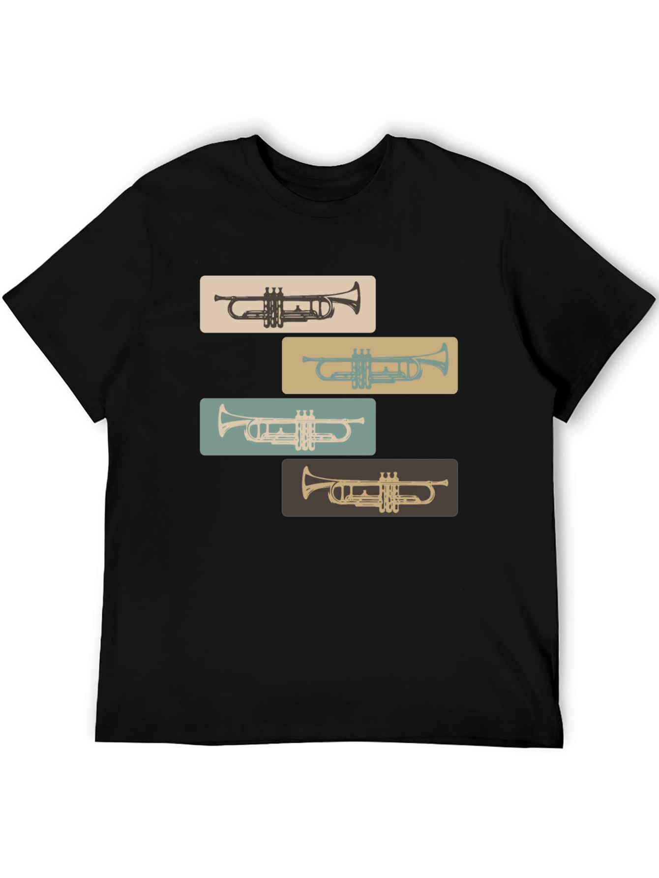 Retro Trumpet Tee: Classic Style for Music Lovers