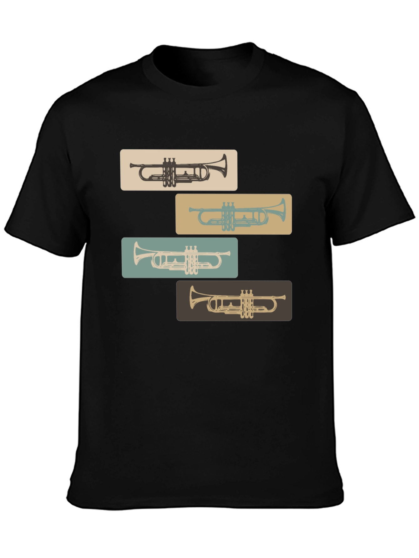 Retro Trumpet Tee: Classic Style for Music Lovers