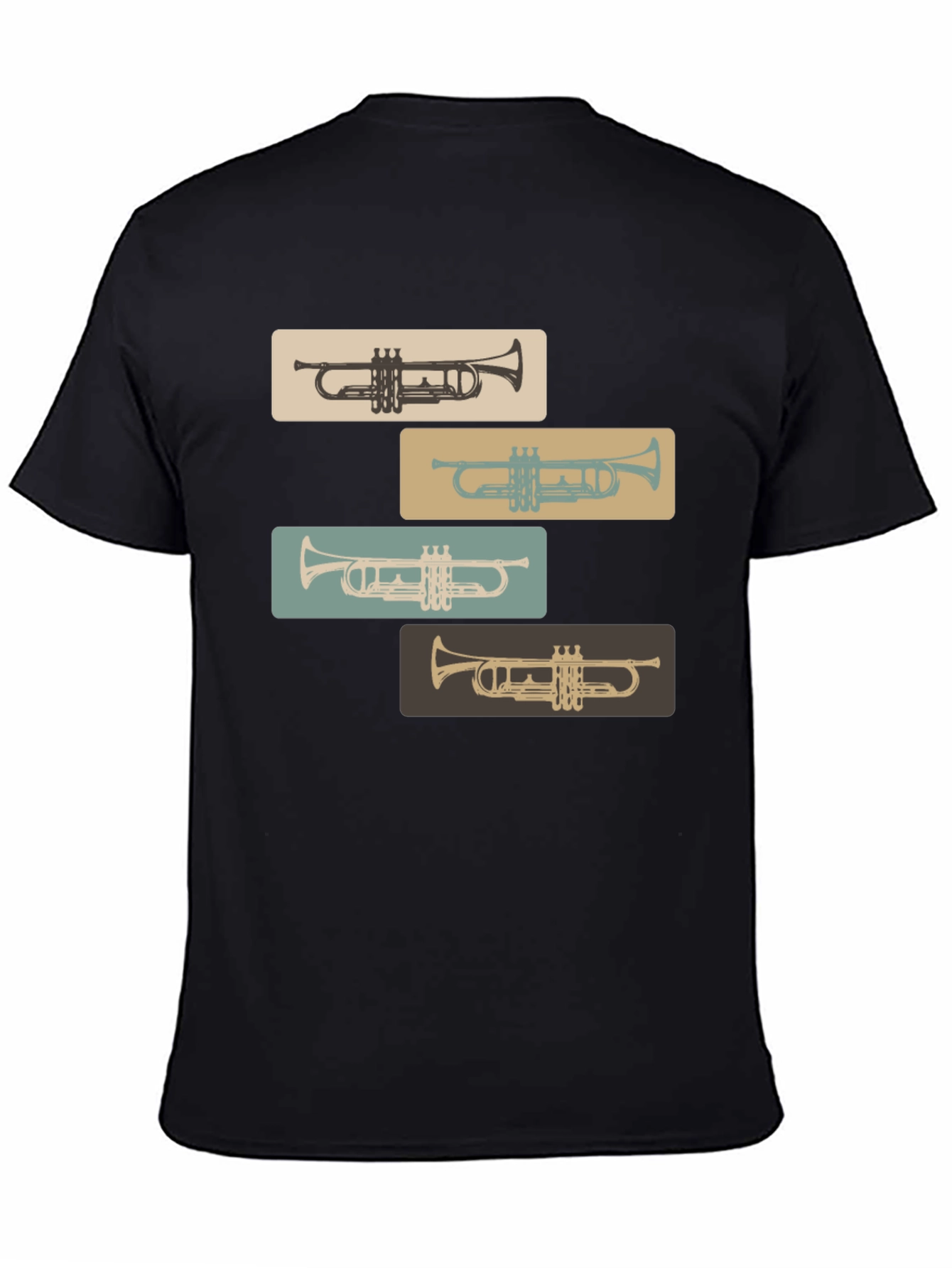 Retro Trumpet Tee: Classic Style for Music Lovers