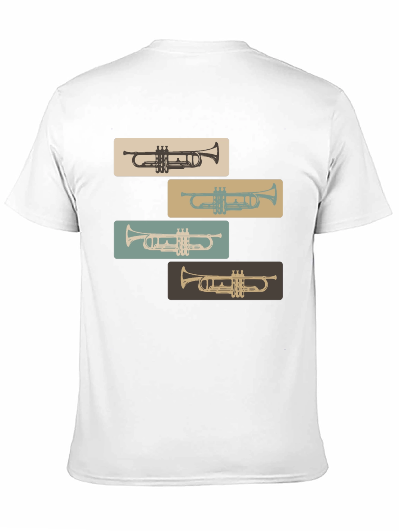 Retro Trumpet Tee: Classic Style for Music Lovers