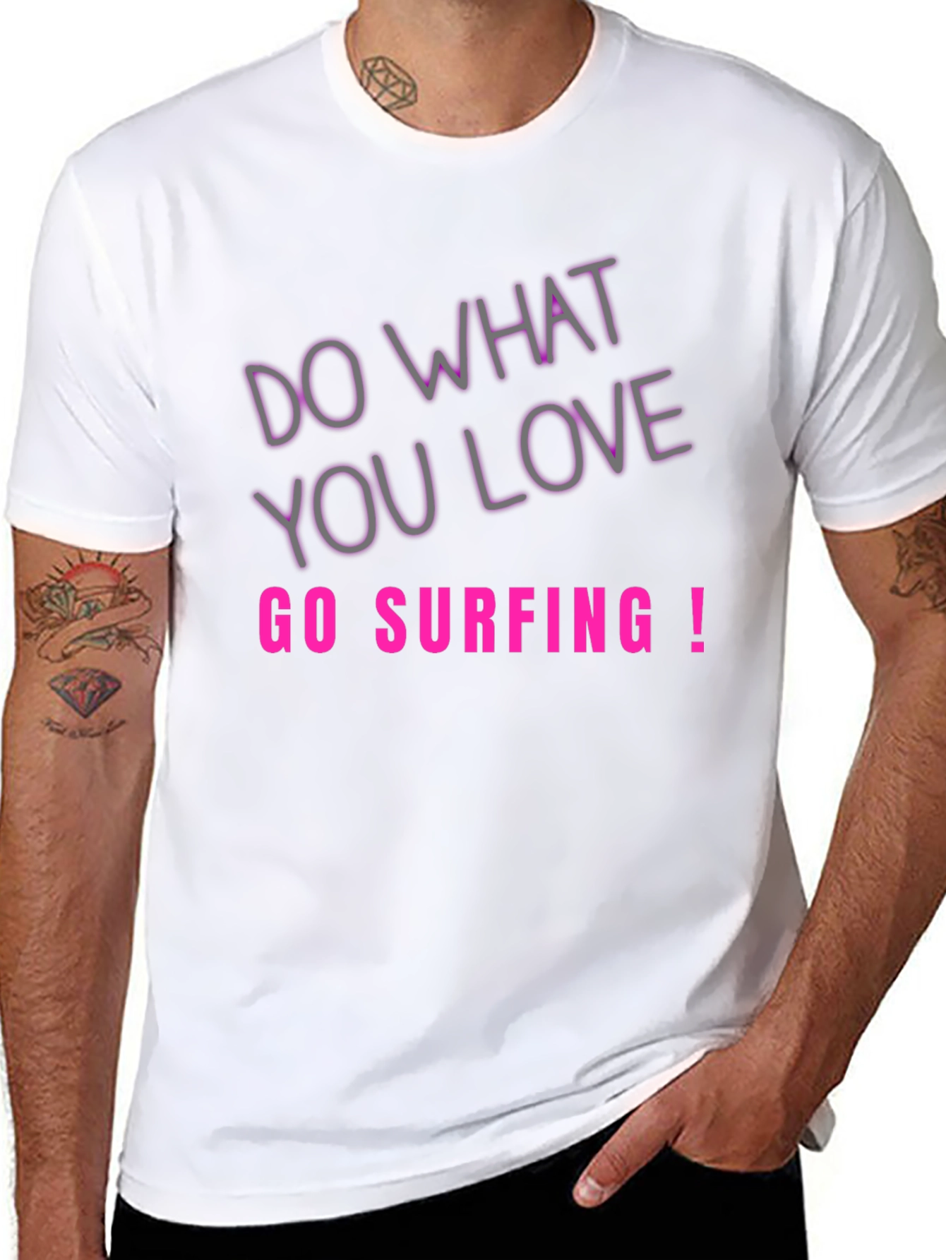Do What You Love Go Surfing Tee