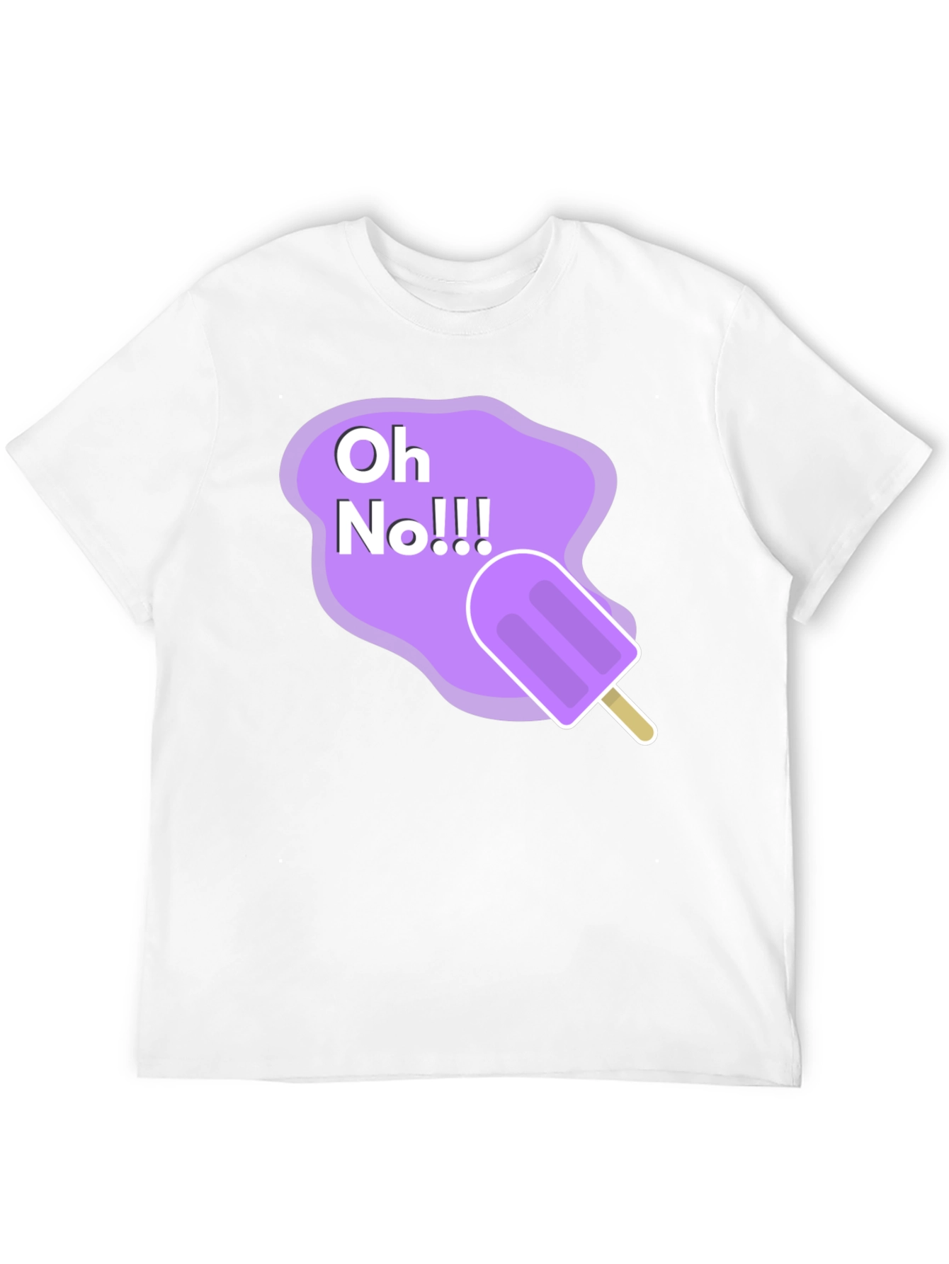 Oh No Ice Cream Graphic T-Shirt