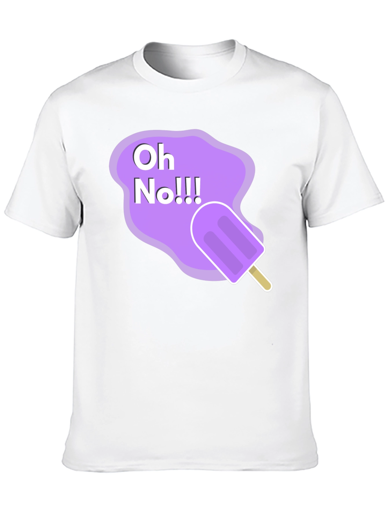 Oh No Ice Cream Graphic T-Shirt