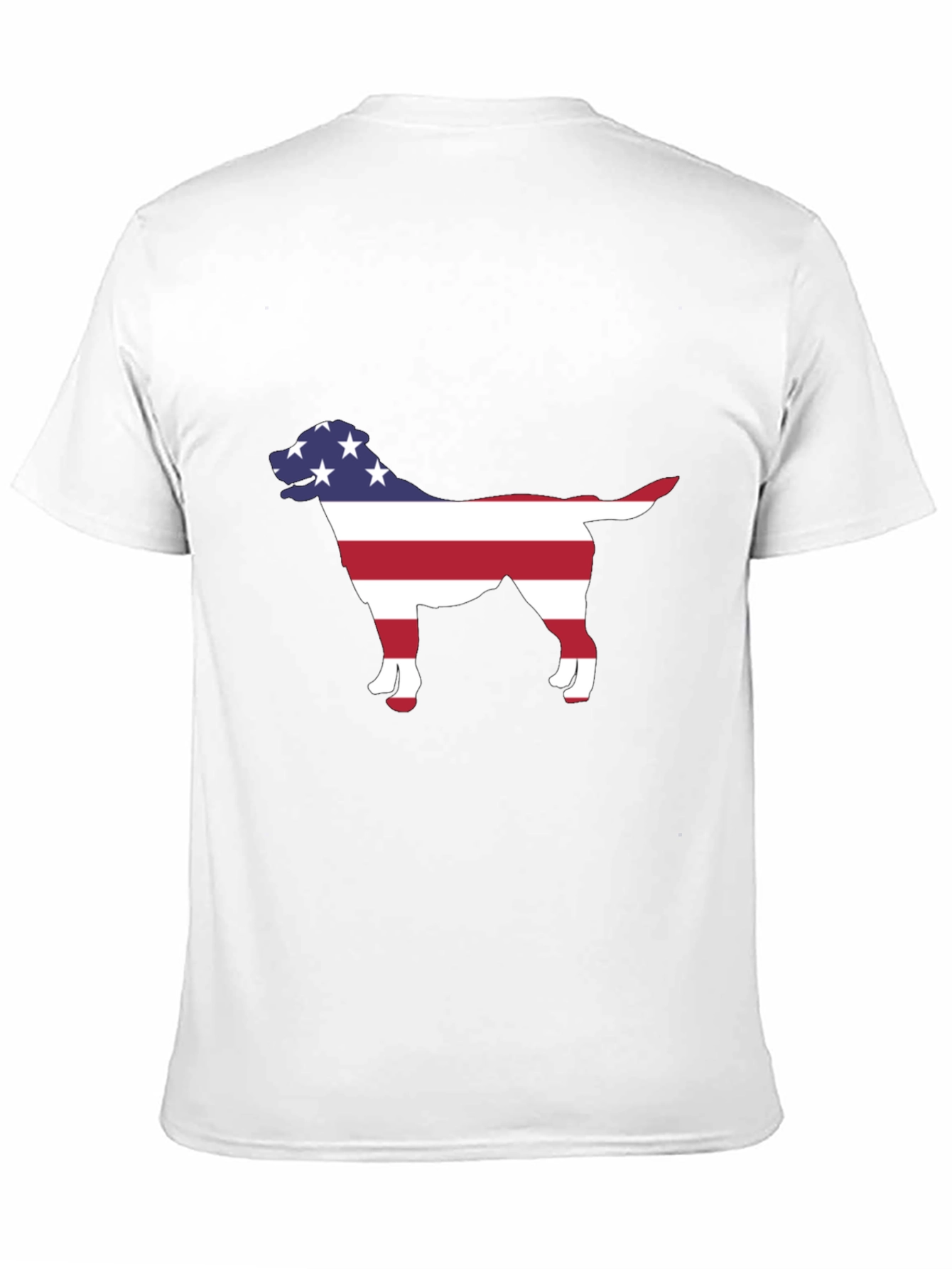American Dog Silhouette T-Shirt