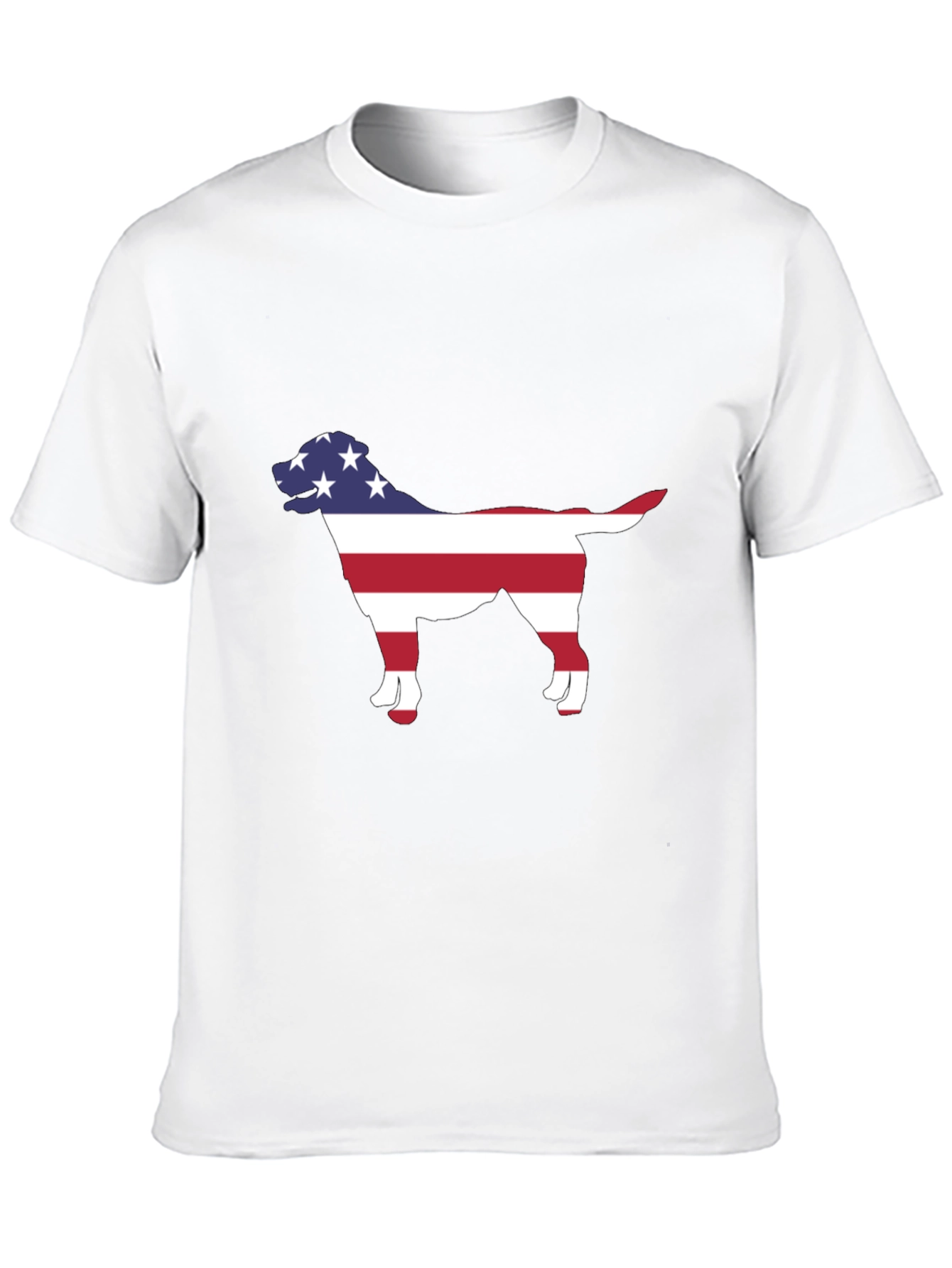 American Dog Silhouette T-Shirt
