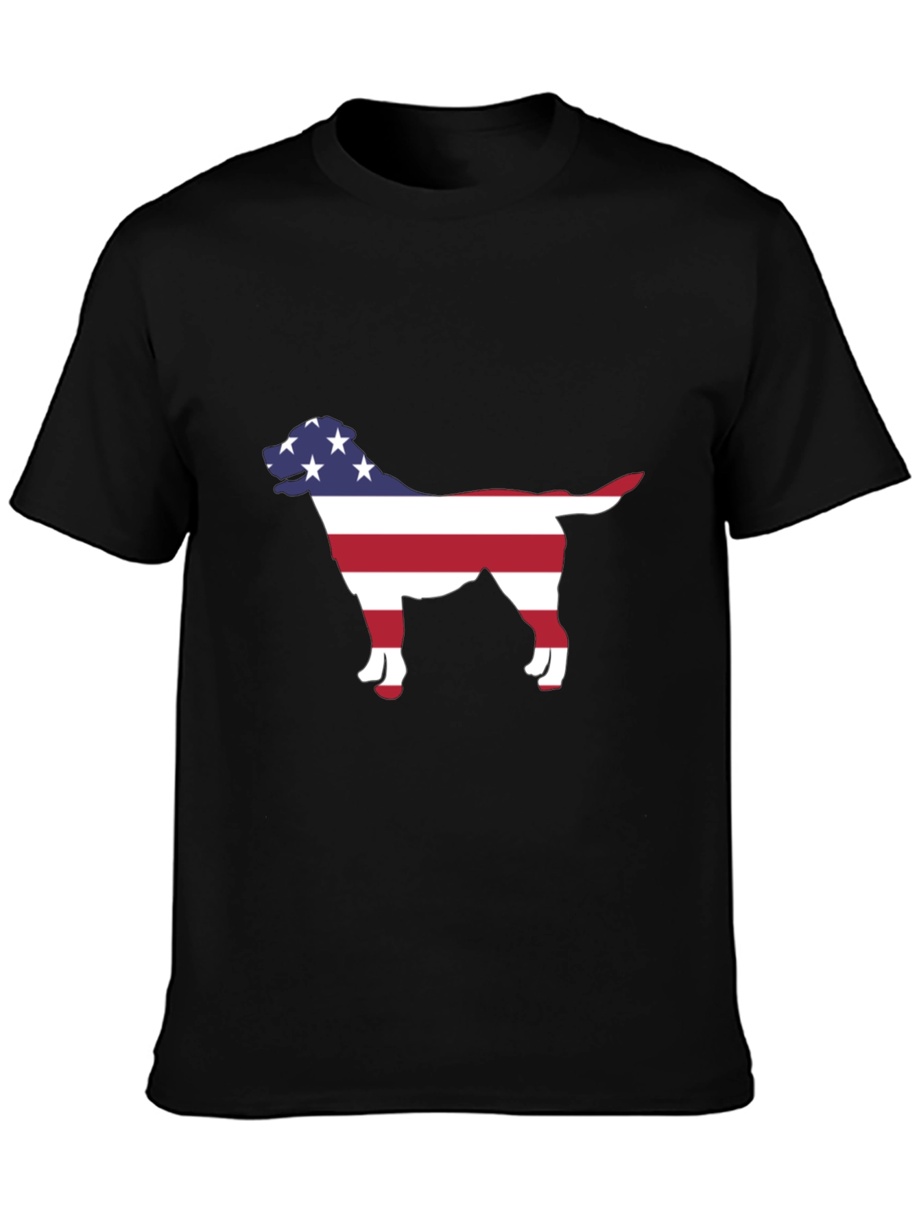 American Dog Silhouette T-Shirt