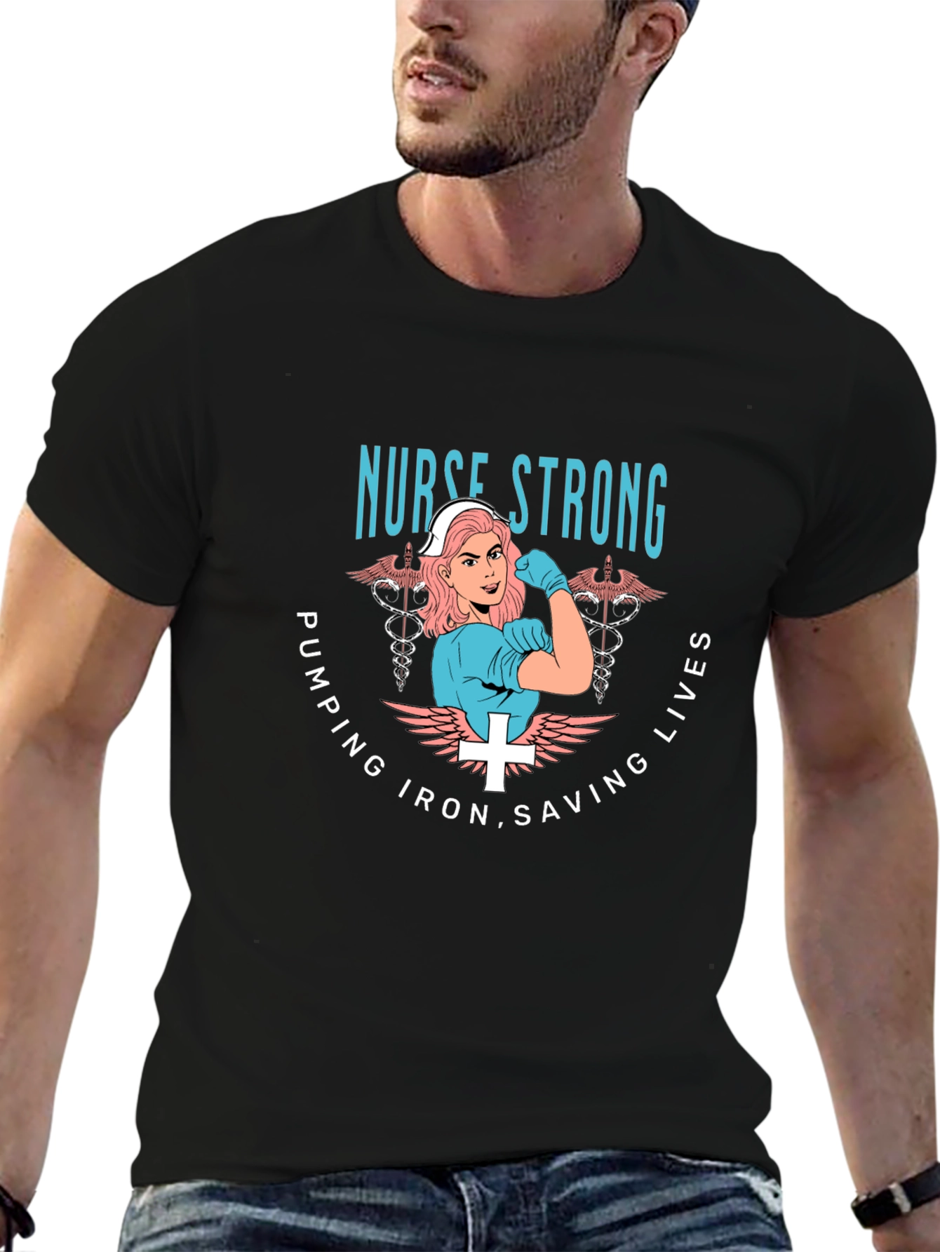 Nurse Strong Graphic Tee
