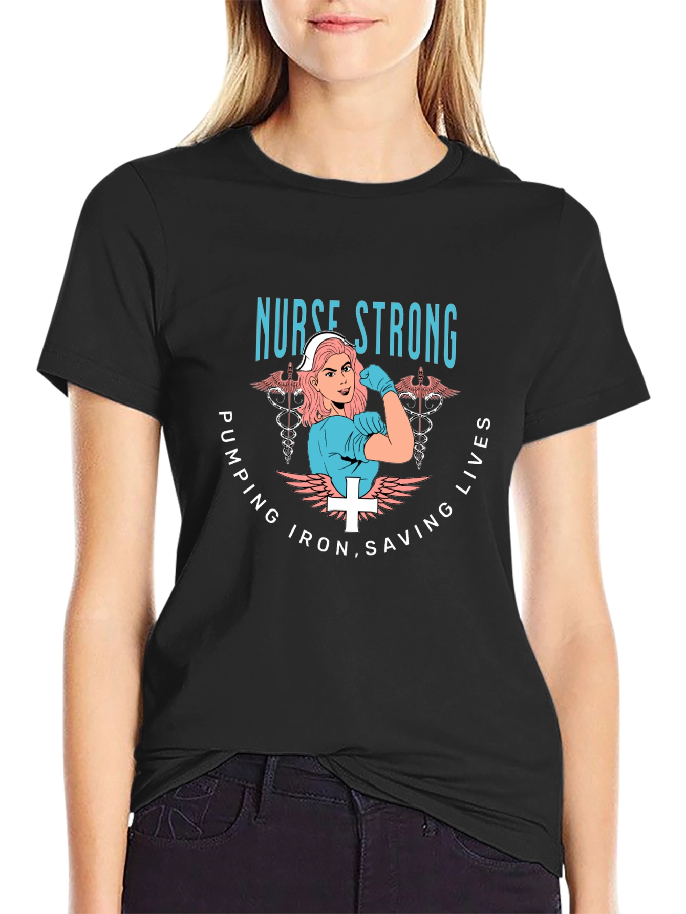 Nurse Strong Graphic Tee