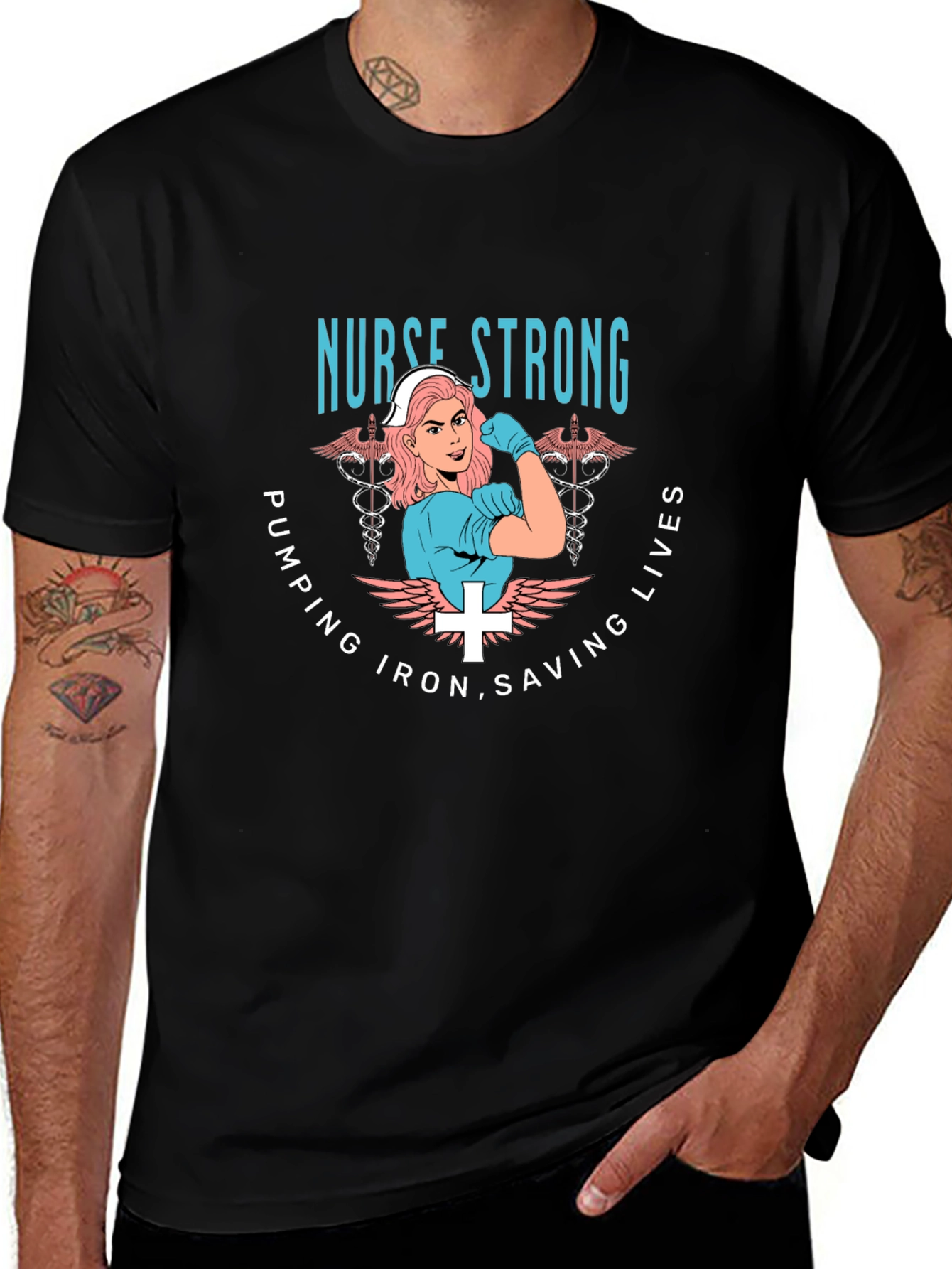 Nurse Strong Graphic Tee