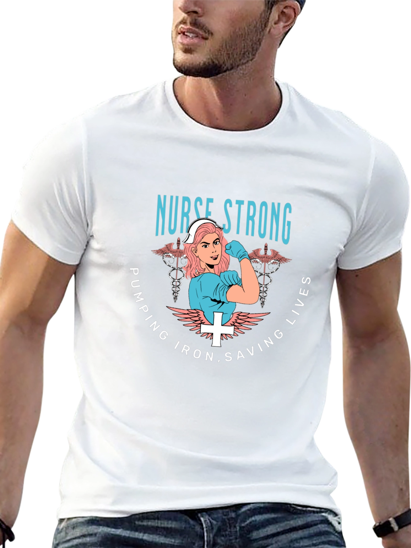 Nurse Strong Graphic Tee