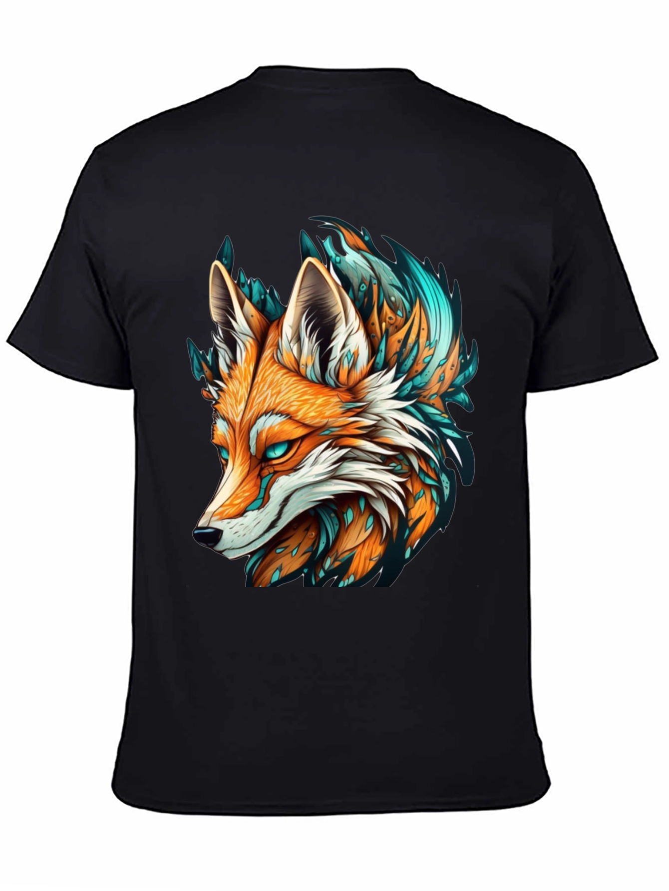 Fox Graphic Tee - Black T-Shirt Cool Design